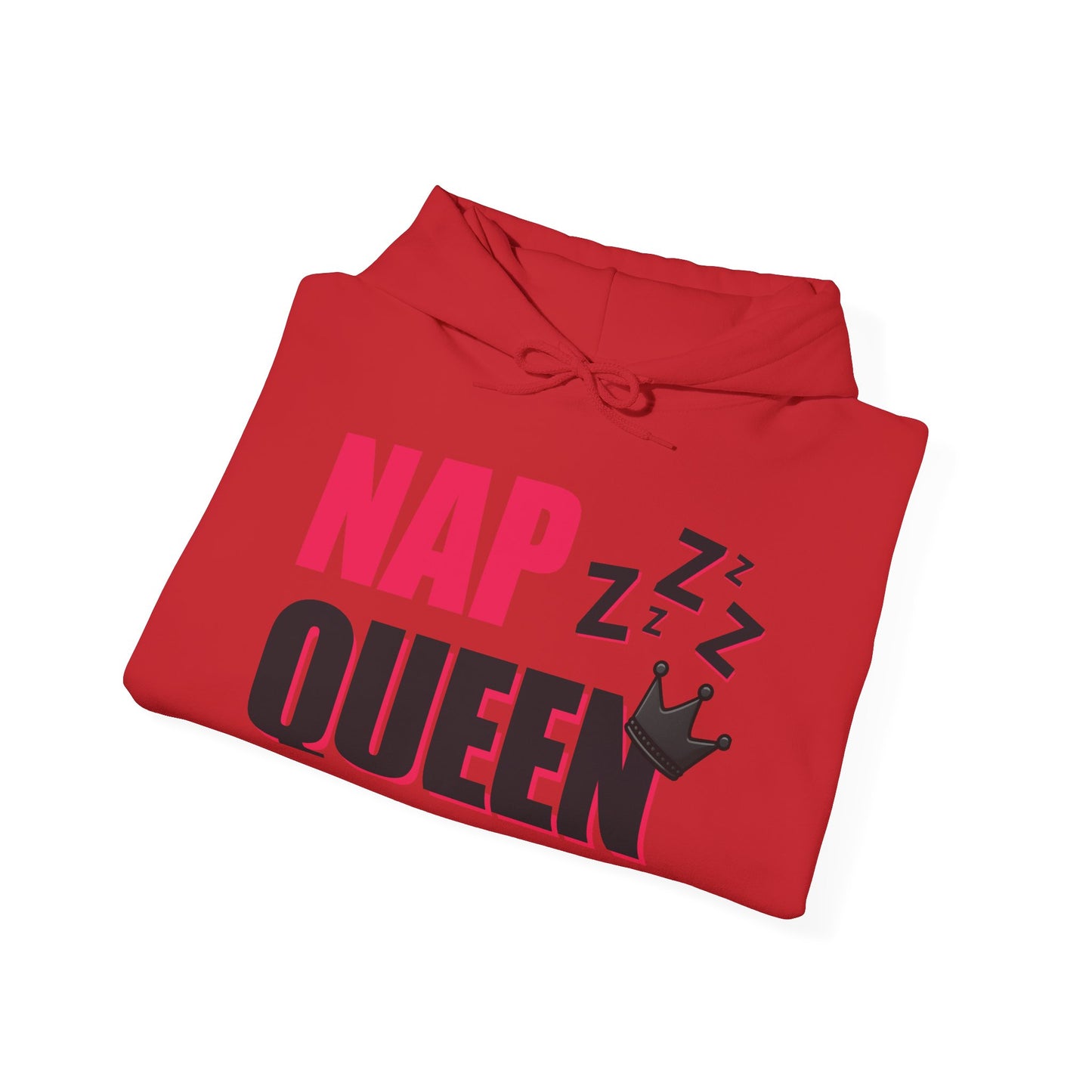 Nap Queen Hoodie, Comfy Sweatshirt for Nappers, Cozy Lounge Wear, Perfect Gift for Sleep Lovers, Fun Pajama Top