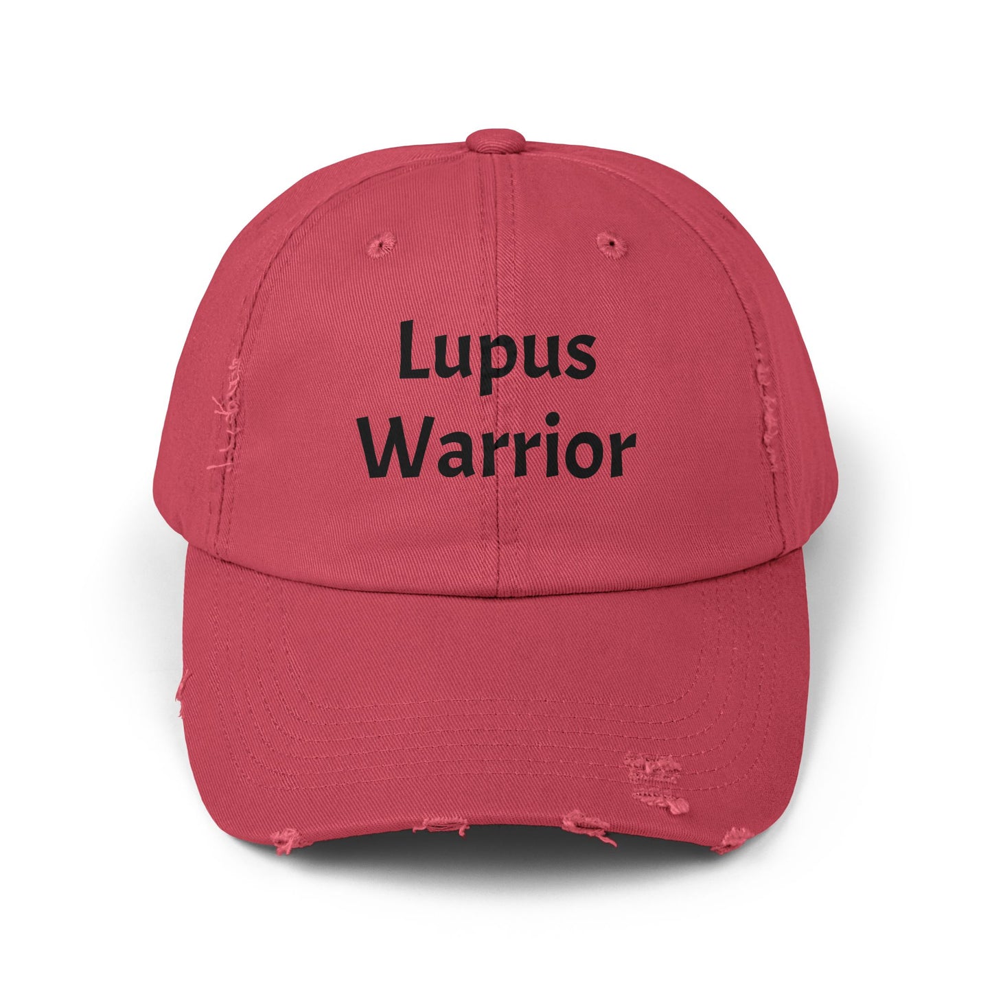 Unisex Distressed Cap for Lupus Warriors, Inspirational Hat for Awareness Events, Gift for Patients, Support Cap, Casual Accessory