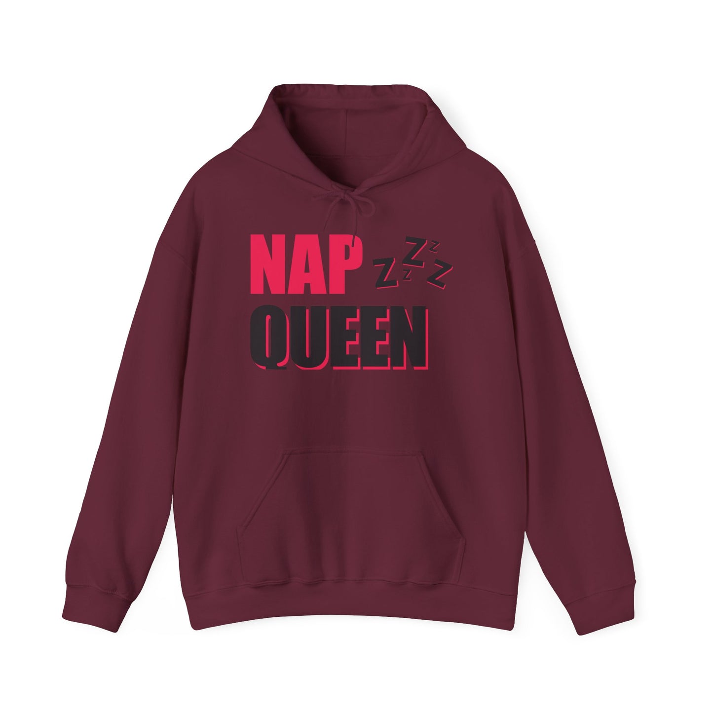 Nap Queen Hoodie, Comfy Sweatshirt for Nappers, Cozy Lounge Wear, Perfect Gift for Sleep Lovers, Fun Pajama Top