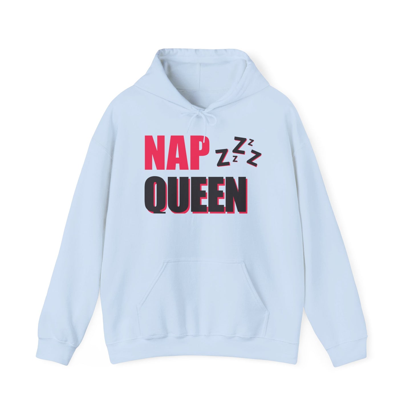 Nap Queen Hoodie, Comfy Sweatshirt for Nappers, Cozy Lounge Wear, Perfect Gift for Sleep Lovers, Fun Pajama Top