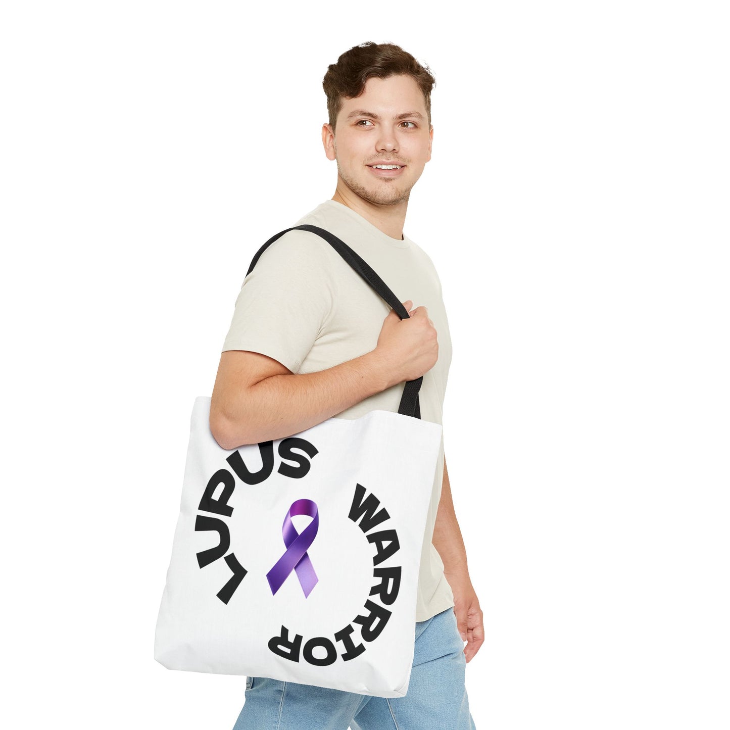 Empowering Lupus Warrior Tote Bag for Awareness, Durable Tote for Caregivers, Supportive Gift for Patients, Awareness Event Bag, [...]