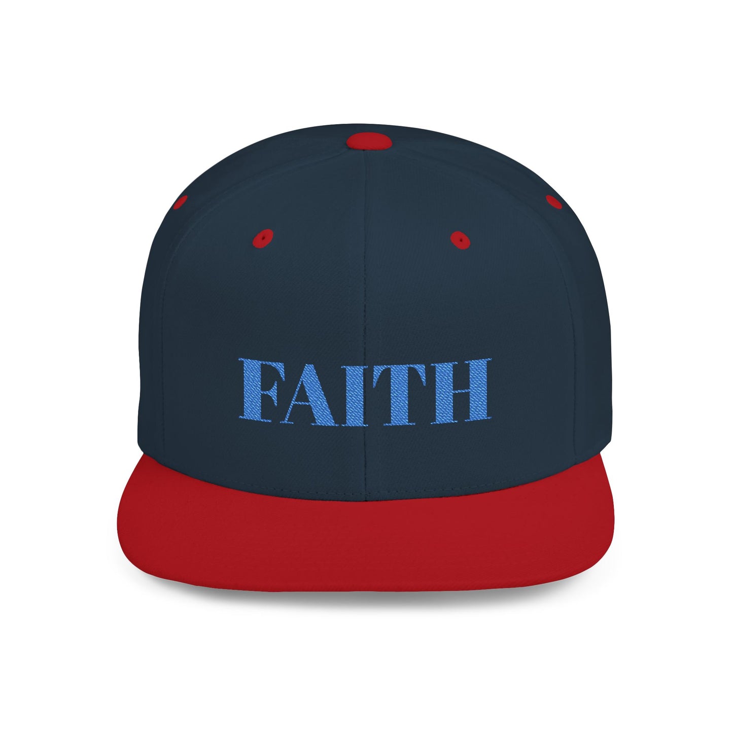 Faith Flat Bill Snapback Hat - Stylish Faith Cap, Streetwear Hat, Gift for Him/Her, Trendy Faith Merchandise, Casual Wear Accessory