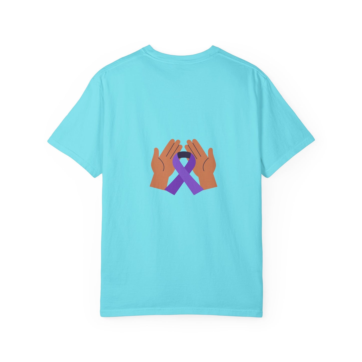 For Mom Purple T-Shirt for Awareness, Gift for Mom, Family Reunion, Cancer Support Apparel, Comfortable Casual Wear