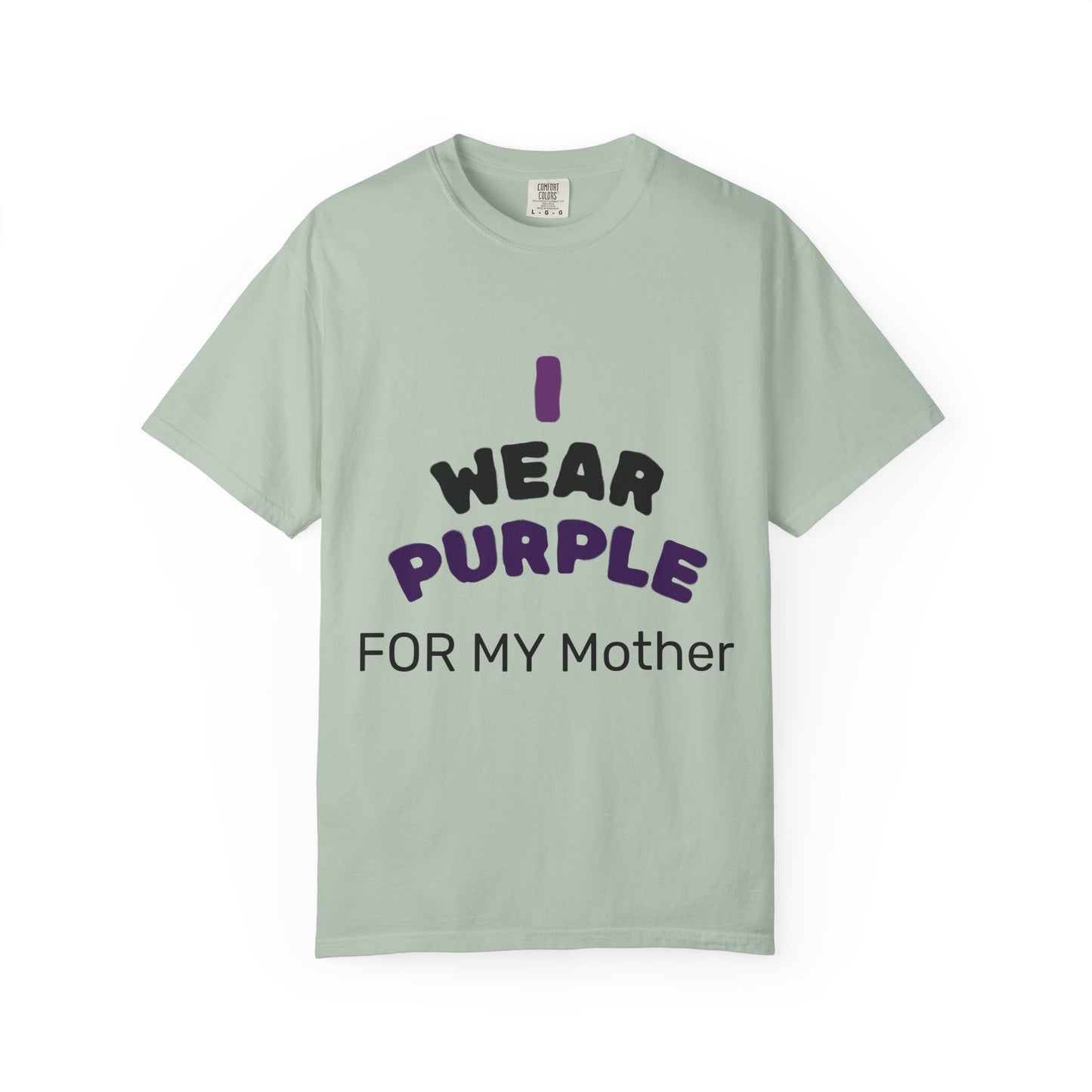 For Mom Purple T-Shirt for Awareness, Gift for Mom, Family Reunion, Cancer Support Apparel, Comfortable Casual Wear