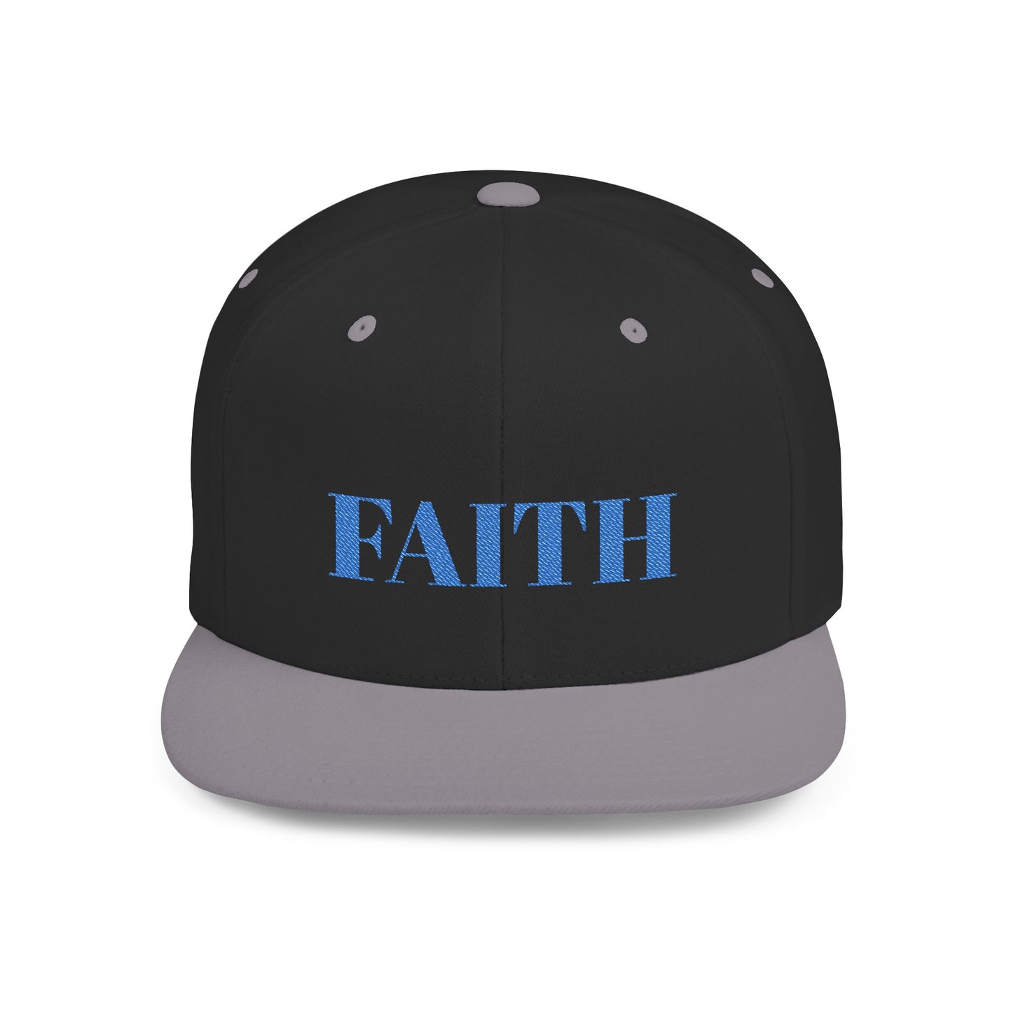 Faith Flat Bill Snapback Hat - Stylish Faith Cap, Streetwear Hat, Gift for Him/Her, Trendy Faith Merchandise, Casual Wear Accessory