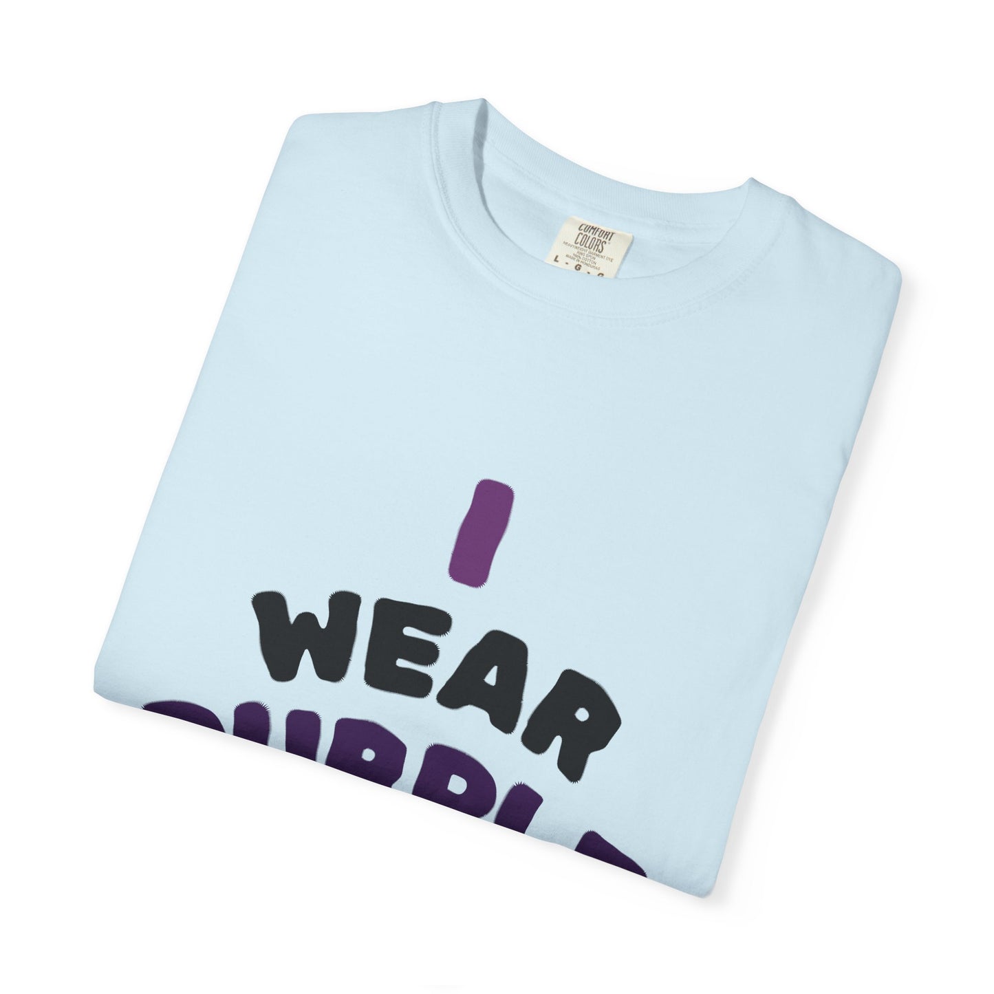 For Mom Purple T-Shirt for Awareness, Gift for Mom, Family Reunion, Cancer Support Apparel, Comfortable Casual Wear