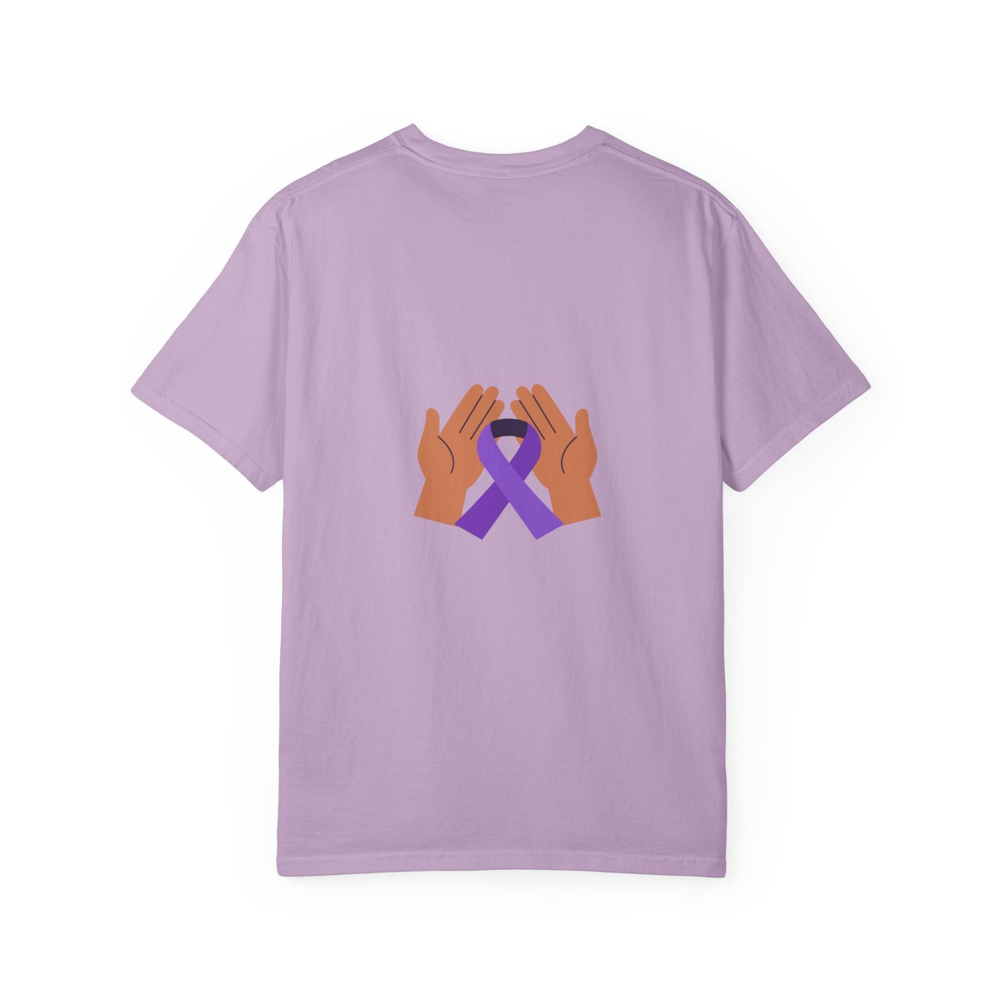For Mom Purple T-Shirt for Awareness, Gift for Mom, Family Reunion, Cancer Support Apparel, Comfortable Casual Wear