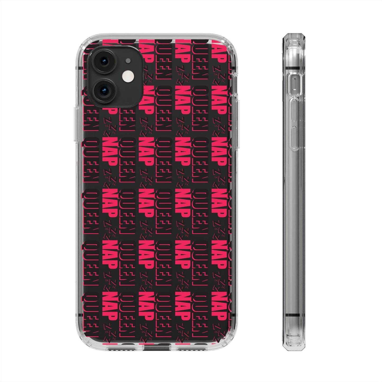 Clear Impact-Resistant Phone Case - Fun Nap Design, Phone Cover, Gift for Students, Trendy Accessories, Unique Birthday Gift, Holiday [...]