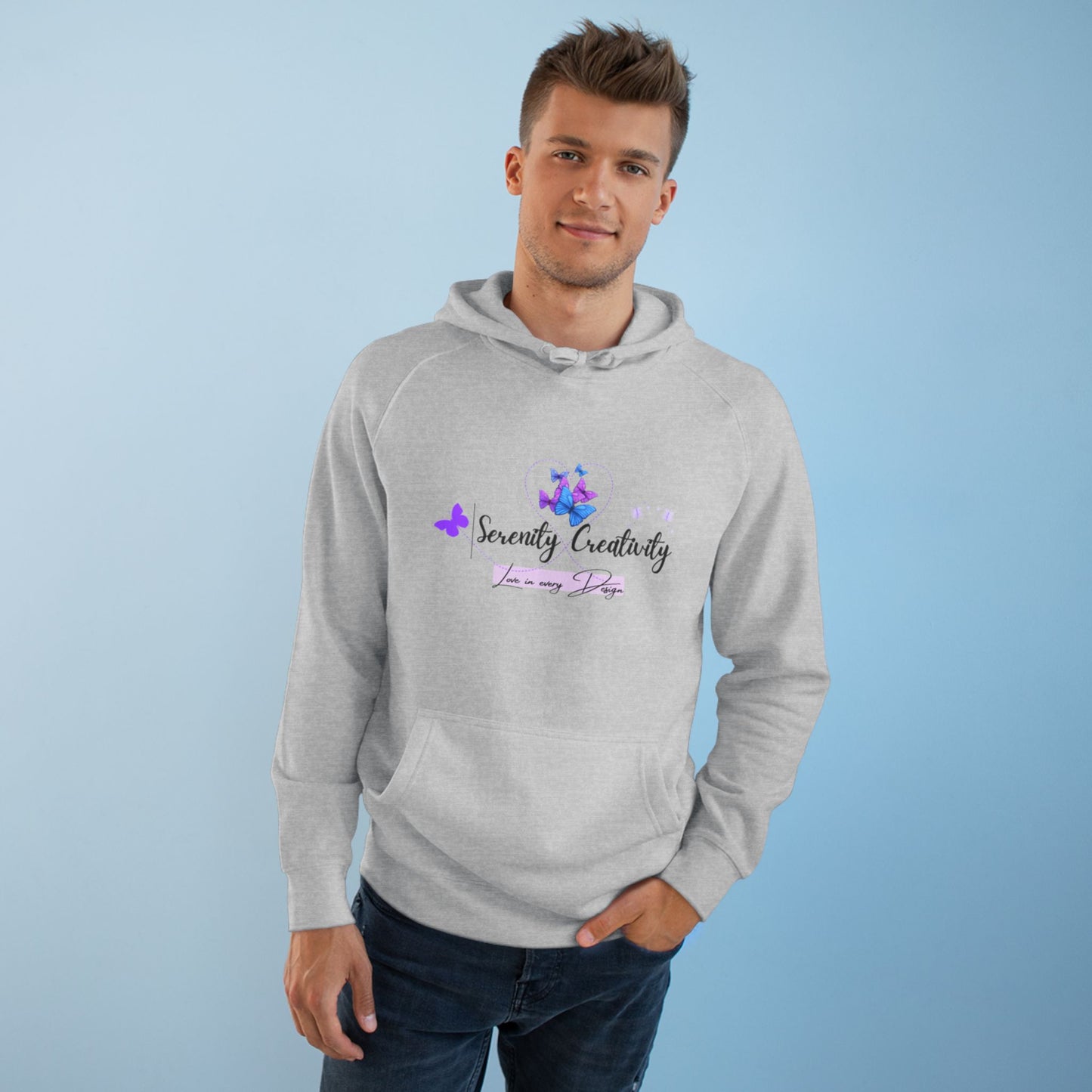 Creative Serenity Unisex Hoodie, Inspirational Gift, Cozy Sweatshirt, Comfortable Apparel, Ideal for Relaxation, Artsy Vibes