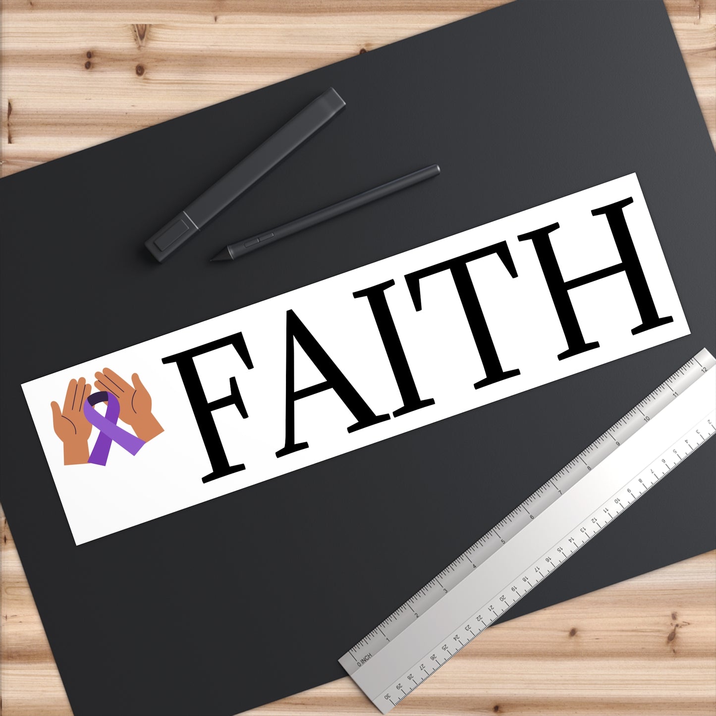 Faith Bumper Stickers | Inspirational Car Decals, Support Stickers, Positive Vibes, Auto Accessories, Faith Decor