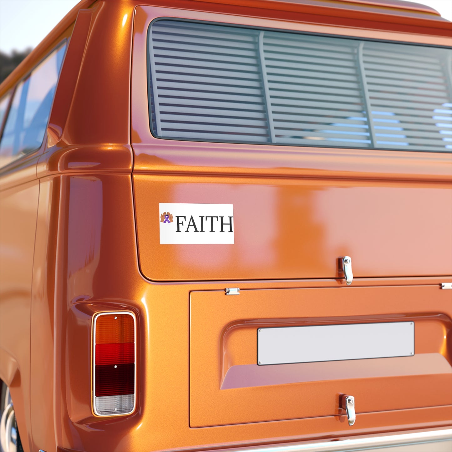 Faith Bumper Stickers | Inspirational Car Decals, Support Stickers, Positive Vibes, Auto Accessories, Faith Decor