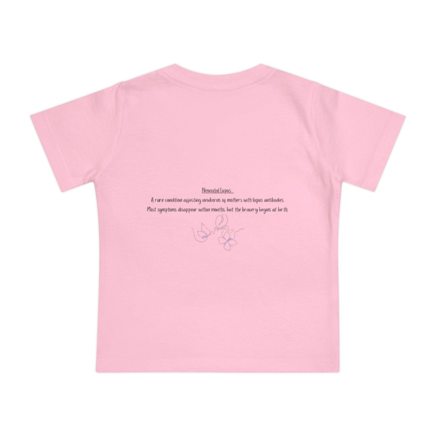 Adorable Baby Tee with Motherly Neonatal Lupus Design, Perfect for Newborn Gifts, Birthday Celebrations, Baby Showers, Casual Outings, Everyday Wear