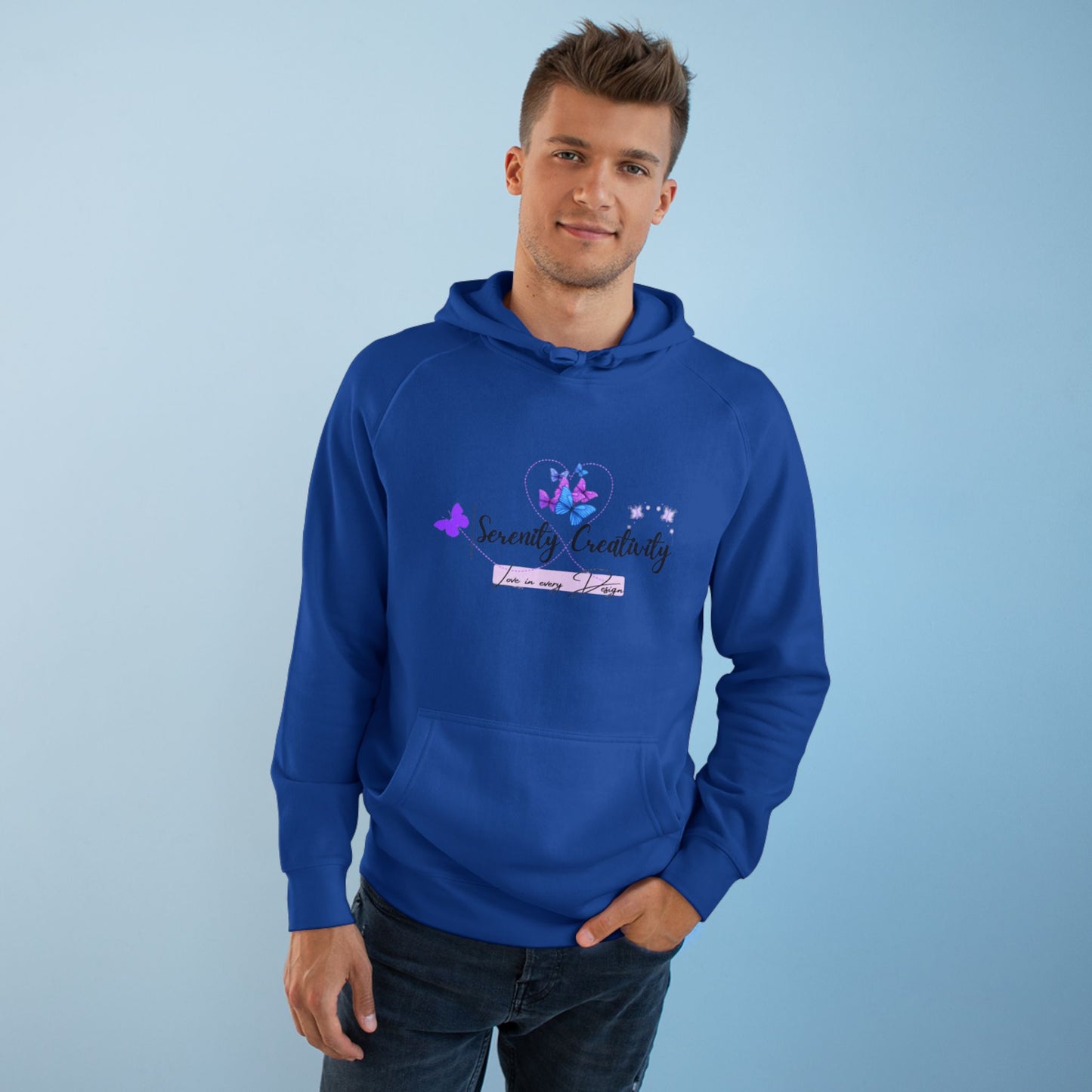 Creative Serenity Unisex Hoodie, Inspirational Gift, Cozy Sweatshirt, Comfortable Apparel, Ideal for Relaxation, Artsy Vibes