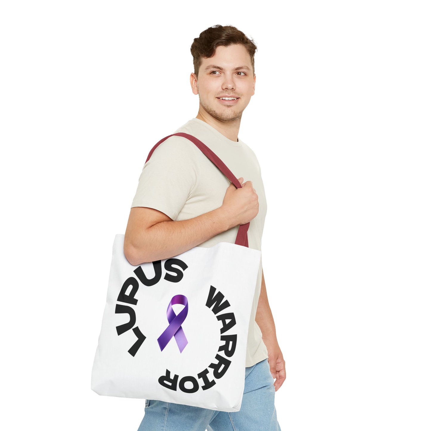 Empowering Lupus Warrior Tote Bag for Awareness, Durable Tote for Caregivers, Supportive Gift for Patients, Awareness Event Bag, [...]