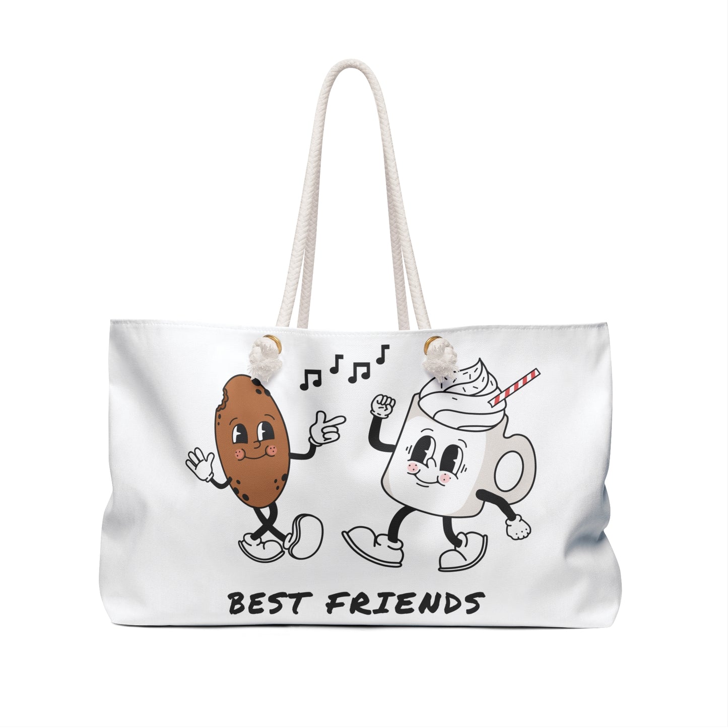 Retro & Fun Weekender Bag - Perfect for Friends, Travel, Gifts, 80s Vibes, Best Friends