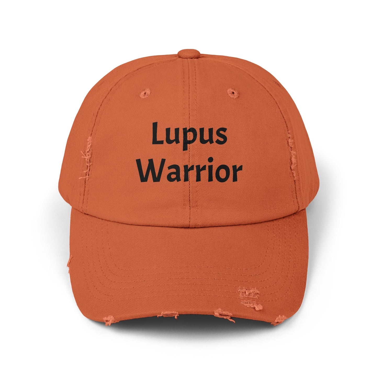 Unisex Distressed Cap for Lupus Warriors, Inspirational Hat for Awareness Events, Gift for Patients, Support Cap, Casual Accessory