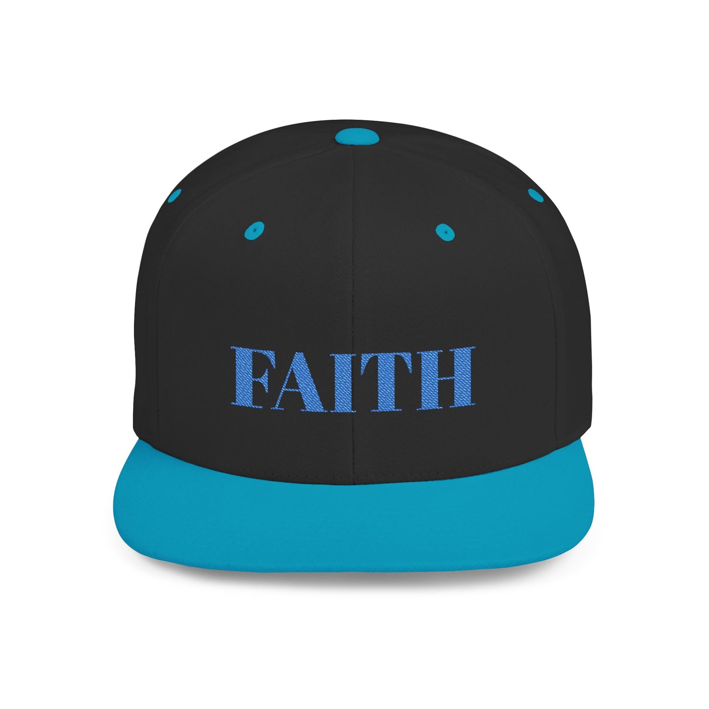 Faith Flat Bill Snapback Hat - Stylish Faith Cap, Streetwear Hat, Gift for Him/Her, Trendy Faith Merchandise, Casual Wear Accessory