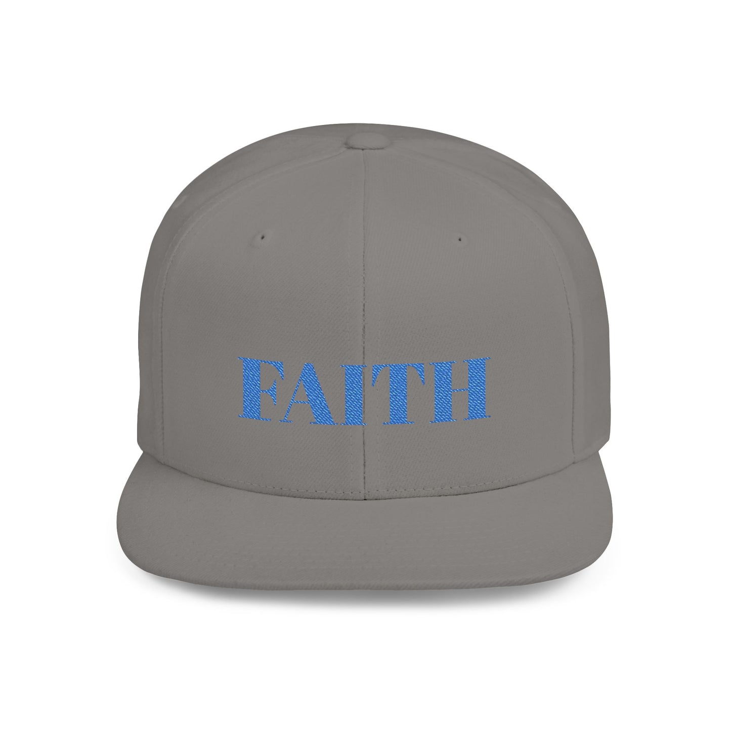 Faith Flat Bill Snapback Hat - Stylish Faith Cap, Streetwear Hat, Gift for Him/Her, Trendy Faith Merchandise, Casual Wear Accessory