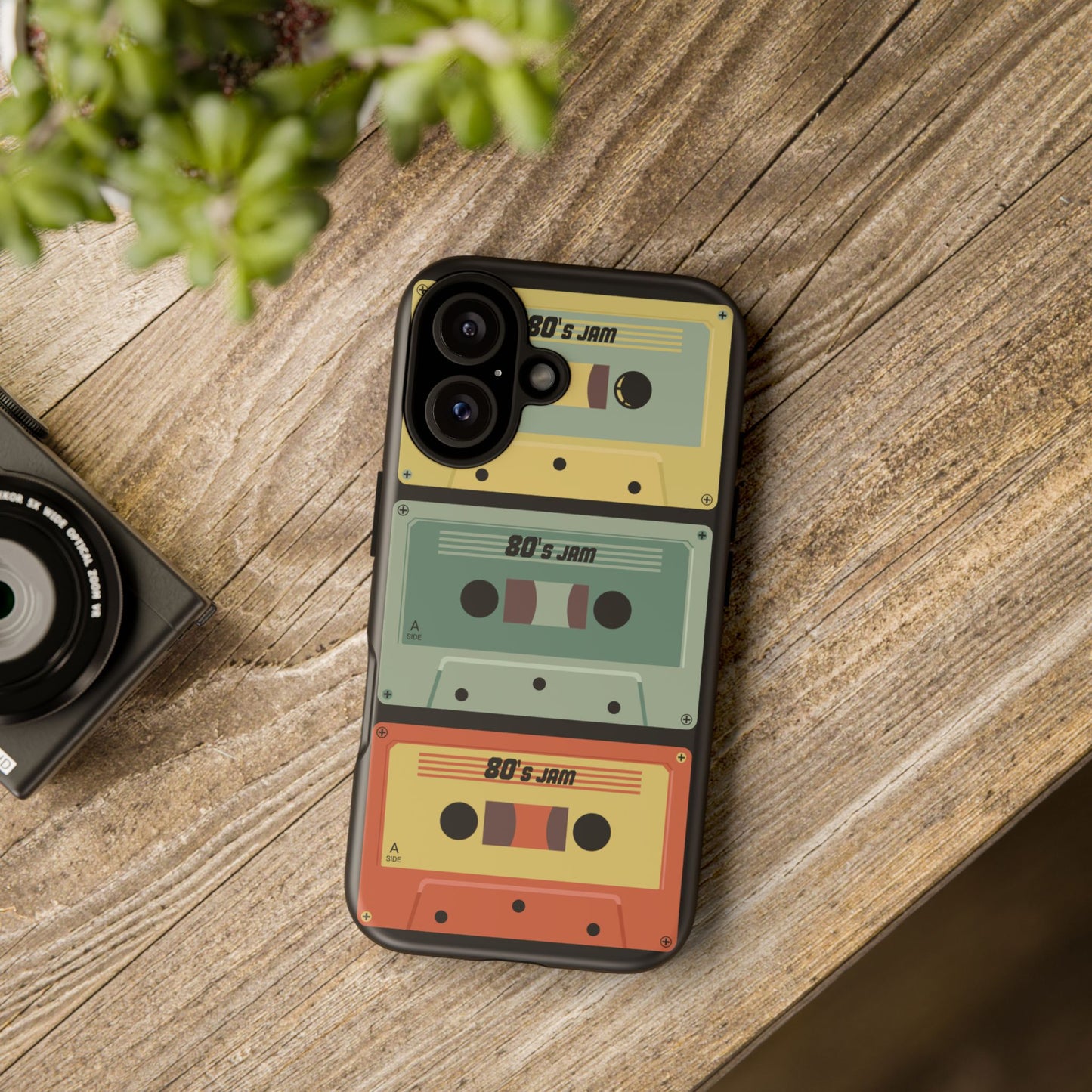 Retro Cassette Tape Phone Case, Vintage 80s Phone Case, Cool Gift for Music Lovers, Unique Design for iPhone and Android