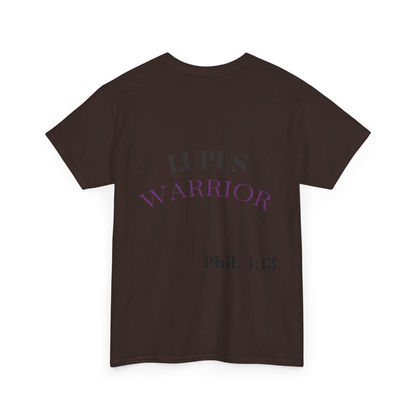 Purple Warrior Tee for Lupus Awareness, Unisex Cotton Shirt, Lupus Fighter Gift, Awareness Month Tee, Inspirational Shirt