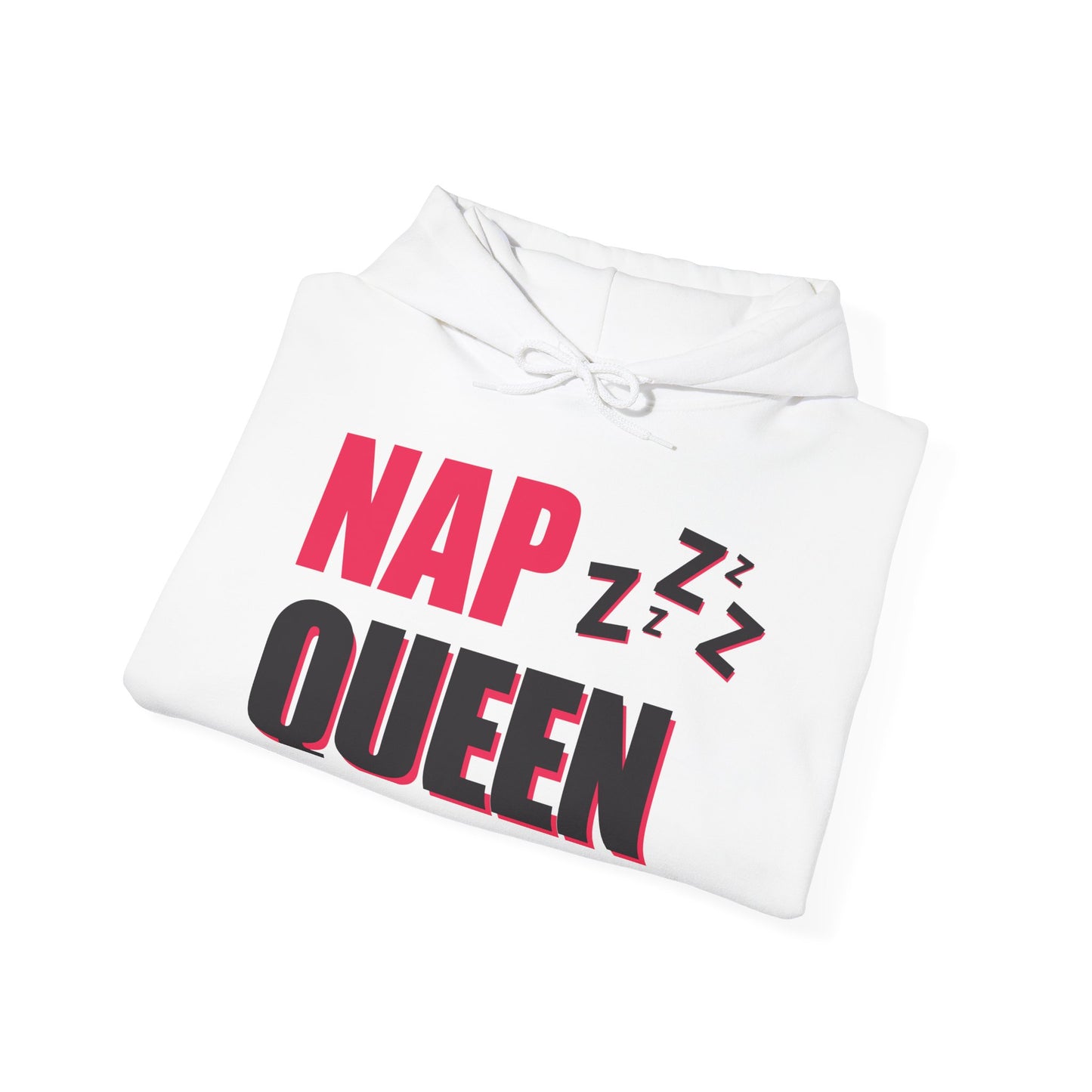 Nap Queen Hoodie, Comfy Sweatshirt for Nappers, Cozy Lounge Wear, Perfect Gift for Sleep Lovers, Fun Pajama Top