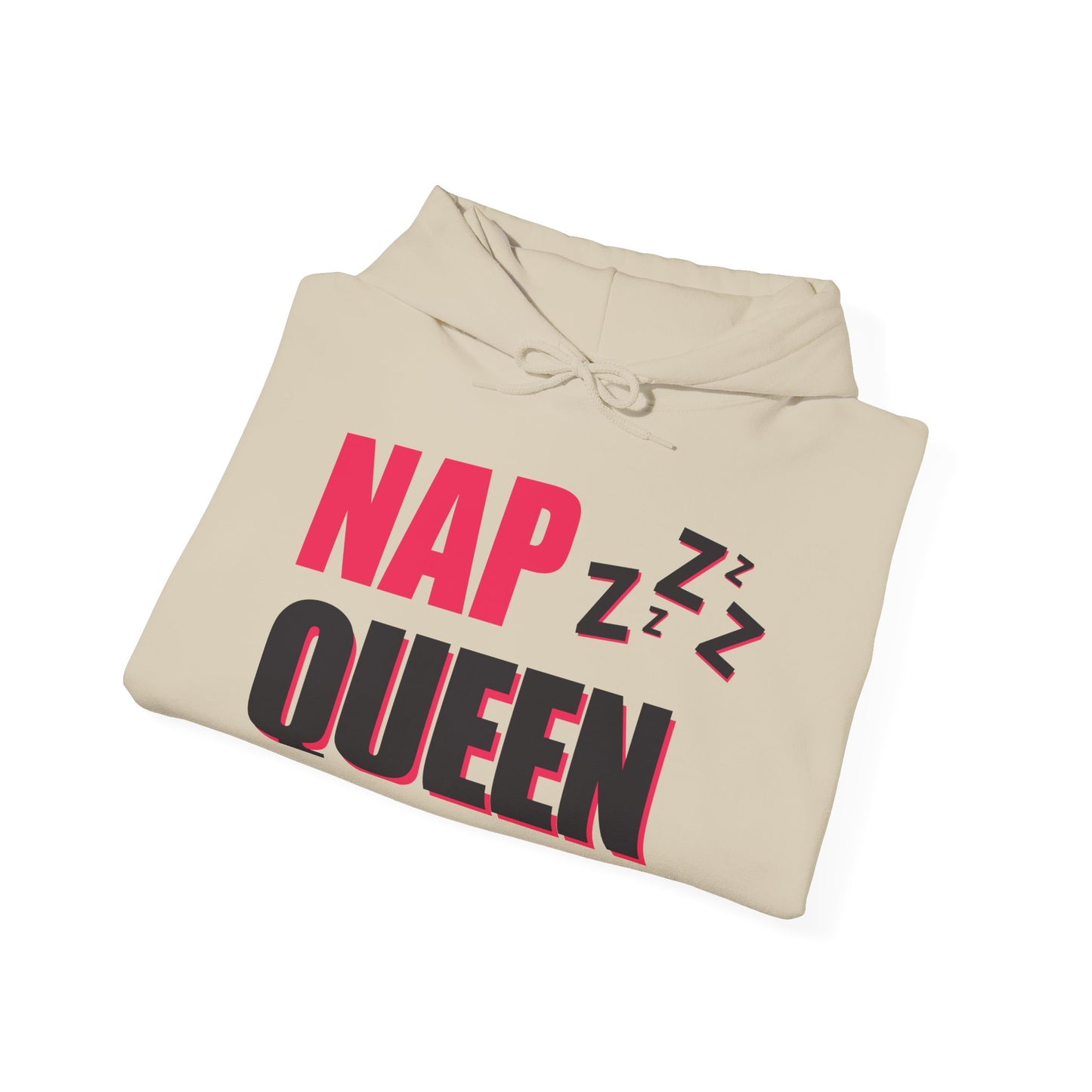 Nap Queen Hoodie, Comfy Sweatshirt for Nappers, Cozy Lounge Wear, Perfect Gift for Sleep Lovers, Fun Pajama Top