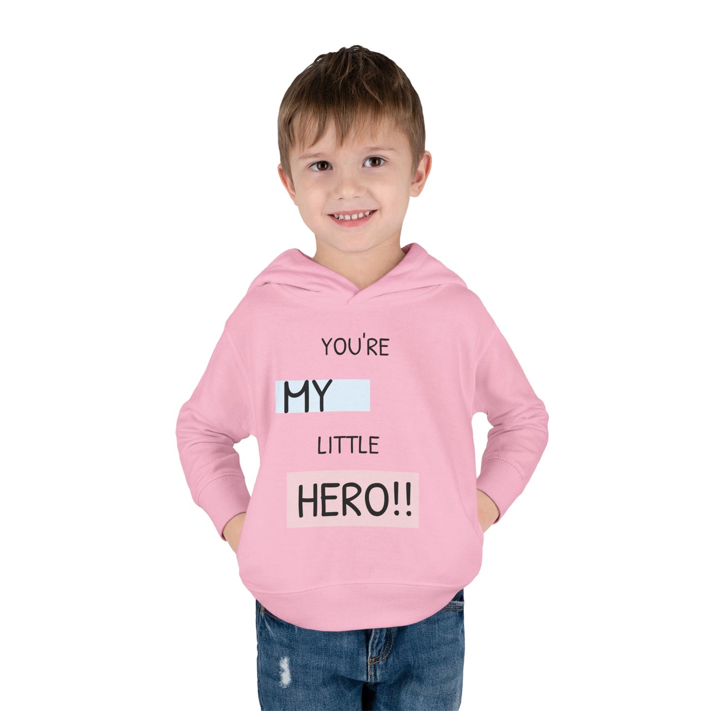 Toddler Hero Hoodie, Cute Kids Pullover, Fleece Hoodie for Boys and Girls, Kids Gift for Birthdays, Toddler Fashion