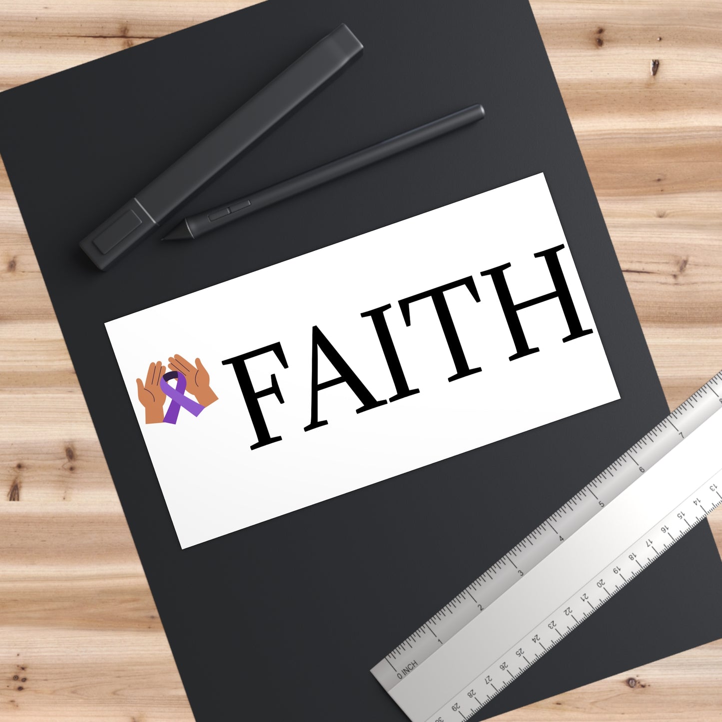 Faith Bumper Stickers | Inspirational Car Decals, Support Stickers, Positive Vibes, Auto Accessories, Faith Decor