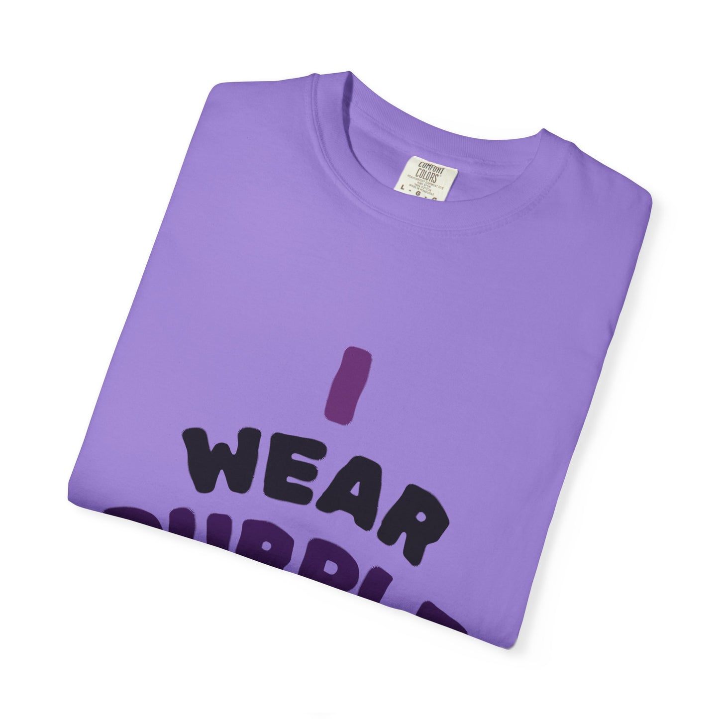 For Mom Purple T-Shirt for Awareness, Gift for Mom, Family Reunion, Cancer Support Apparel, Comfortable Casual Wear