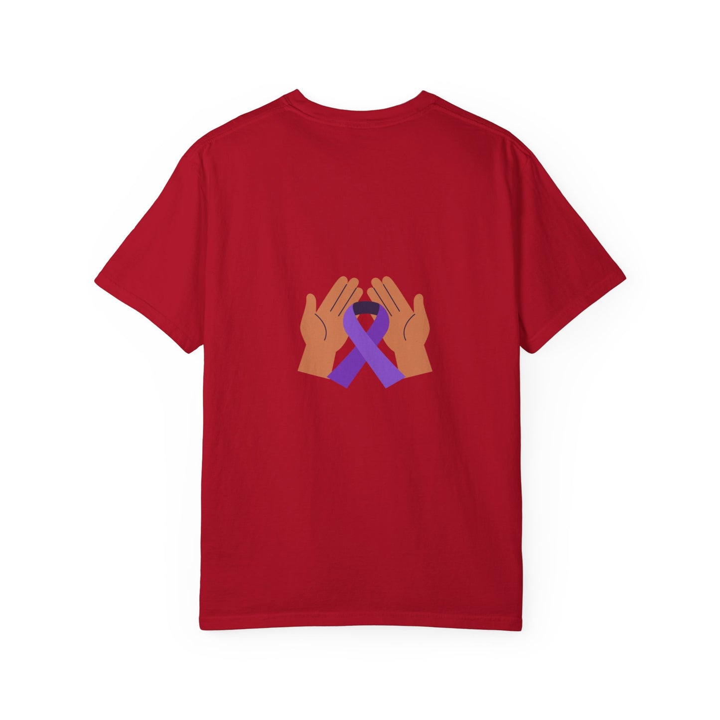 For Mom Purple T-Shirt for Awareness, Gift for Mom, Family Reunion, Cancer Support Apparel, Comfortable Casual Wear