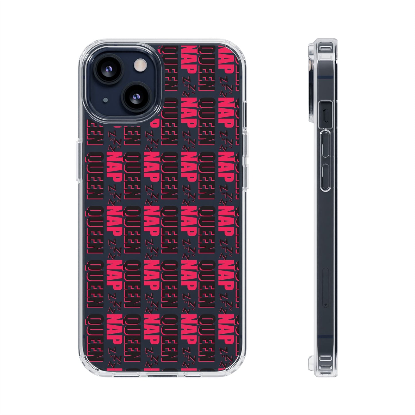 Clear Impact-Resistant Phone Case - Fun Nap Design, Phone Cover, Gift for Students, Trendy Accessories, Unique Birthday Gift, Holiday [...]