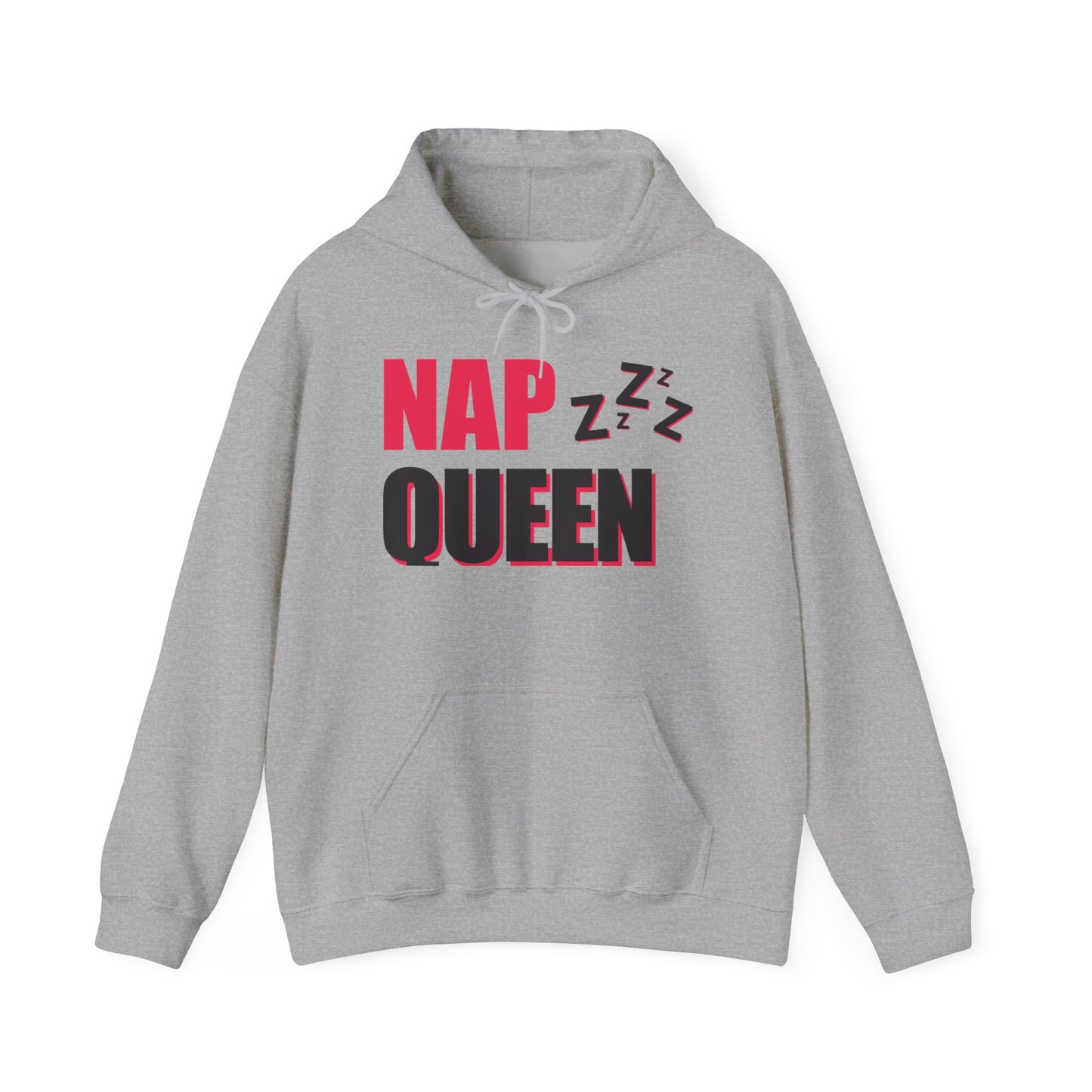 Nap Queen Hoodie, Comfy Sweatshirt for Nappers, Cozy Lounge Wear, Perfect Gift for Sleep Lovers, Fun Pajama Top