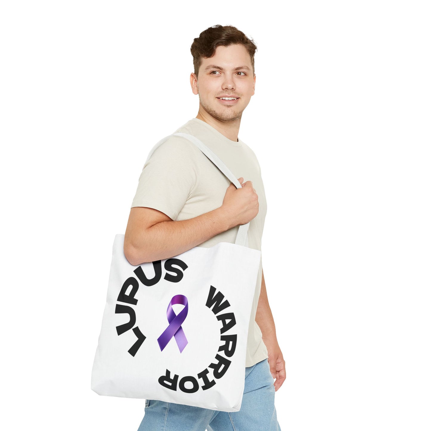 Empowering Lupus Warrior Tote Bag for Awareness, Durable Tote for Caregivers, Supportive Gift for Patients, Awareness Event Bag, [...]
