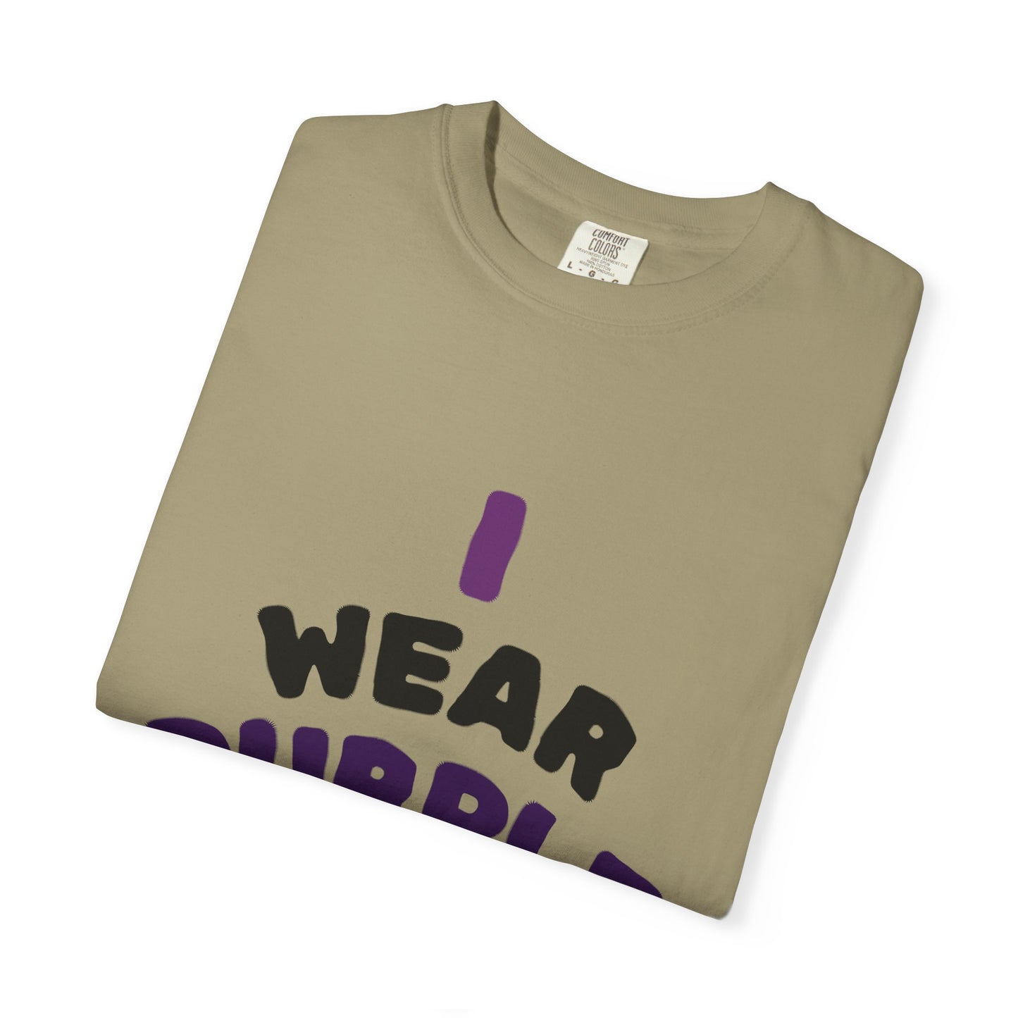 For Mom Purple T-Shirt for Awareness, Gift for Mom, Family Reunion, Cancer Support Apparel, Comfortable Casual Wear
