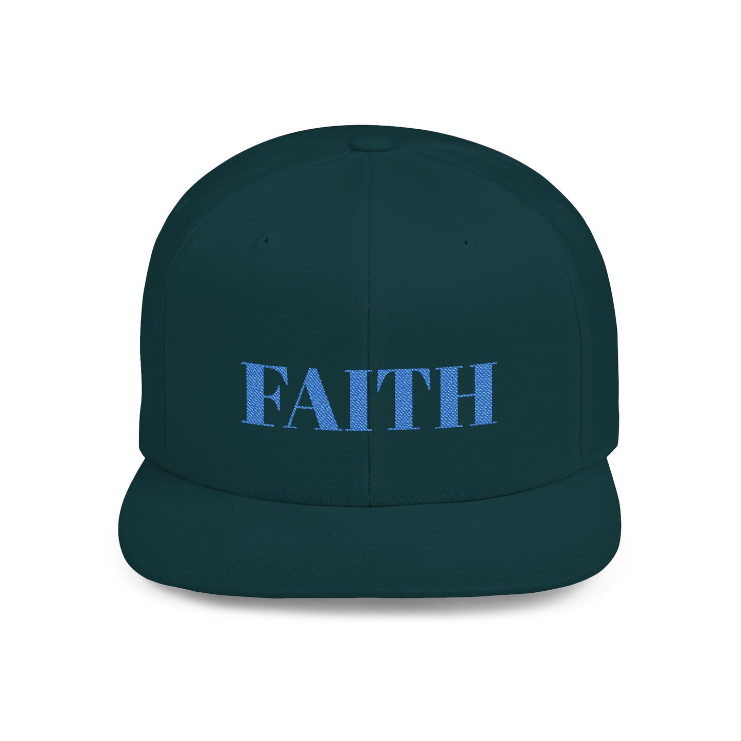 Faith Flat Bill Snapback Hat - Stylish Faith Cap, Streetwear Hat, Gift for Him/Her, Trendy Faith Merchandise, Casual Wear Accessory
