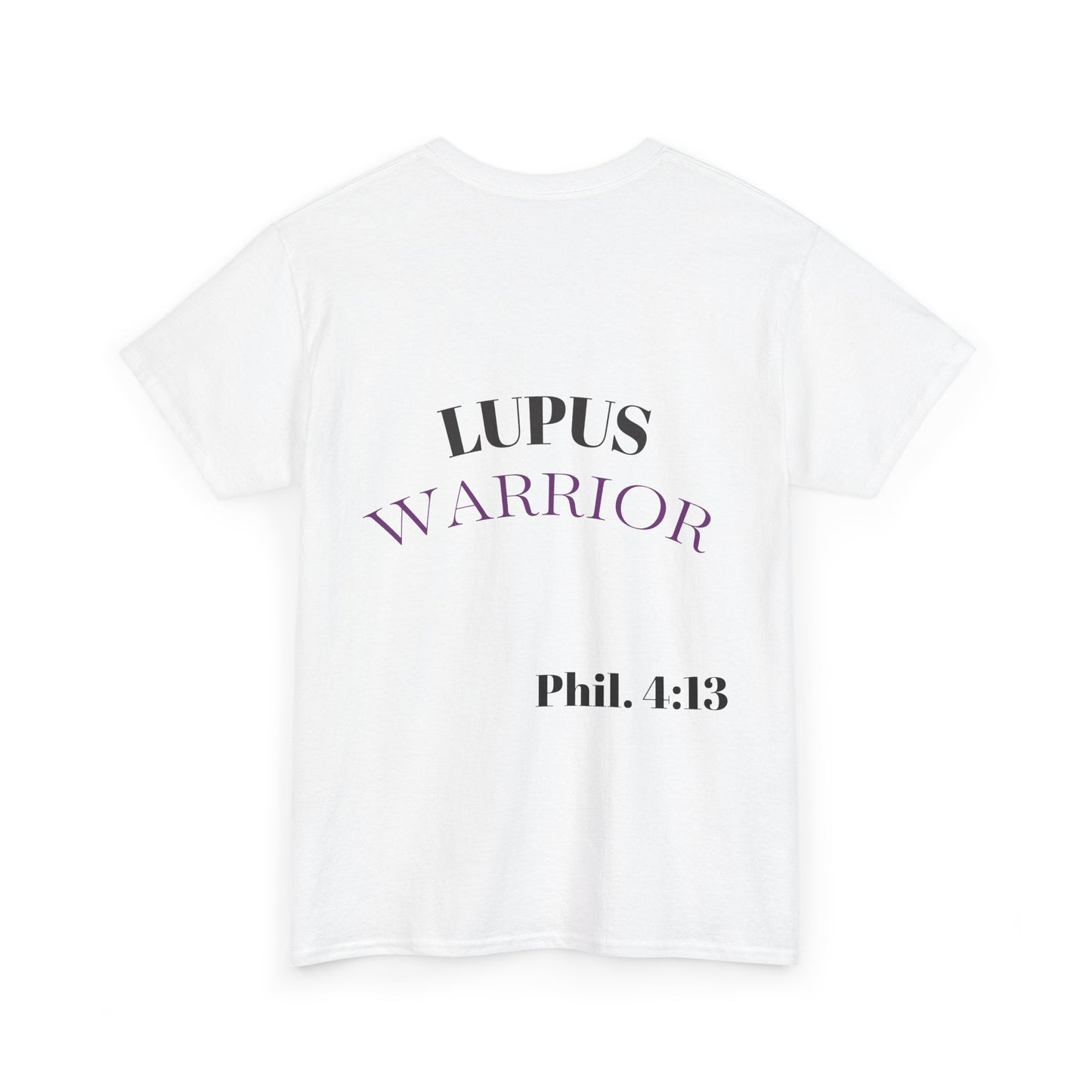 Purple Warrior Tee for Lupus Awareness, Unisex Cotton Shirt, Lupus Fighter Gift, Awareness Month Tee, Inspirational Shirt