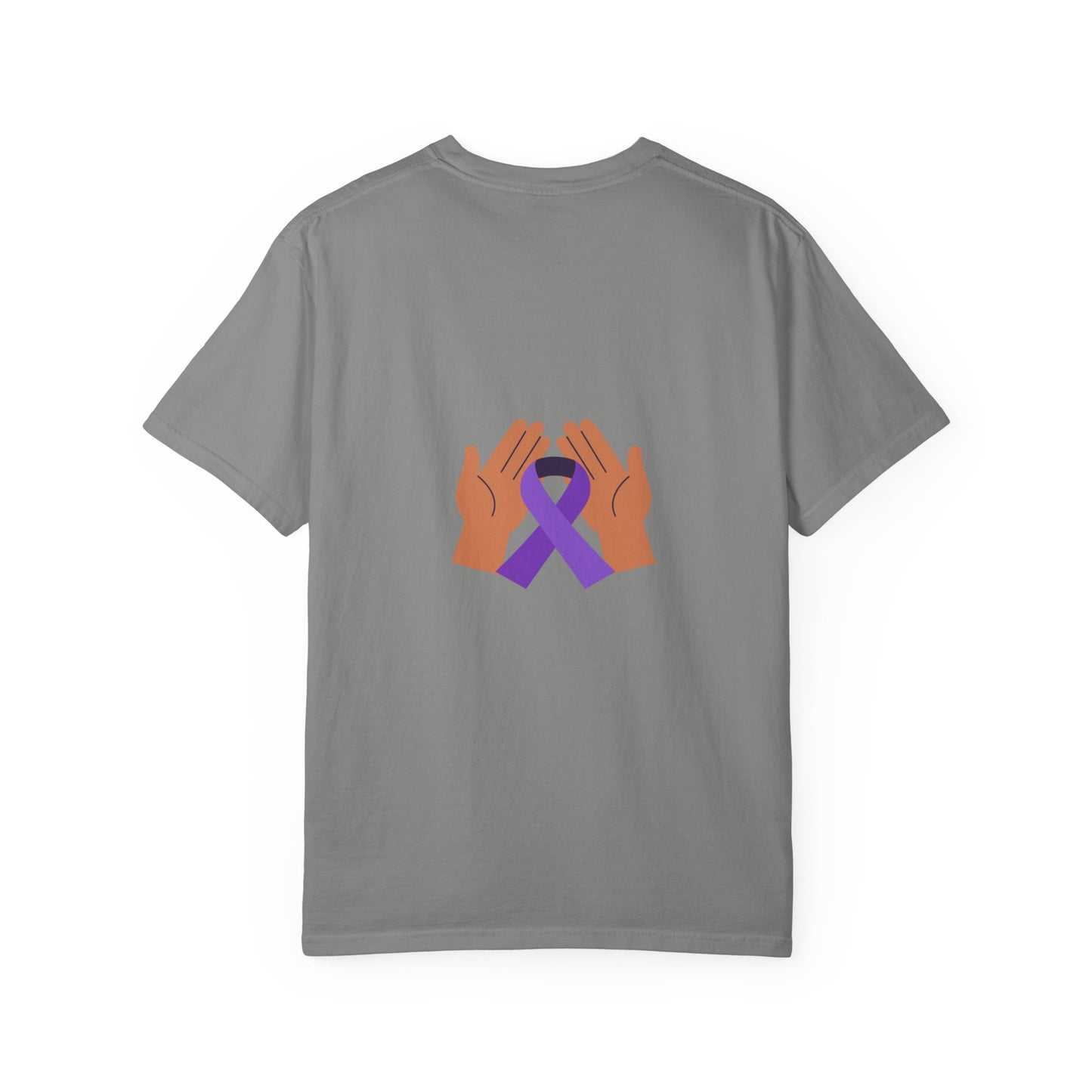 For Mom Purple T-Shirt for Awareness, Gift for Mom, Family Reunion, Cancer Support Apparel, Comfortable Casual Wear