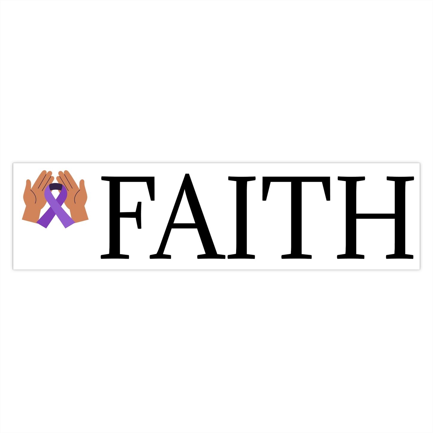 Faith Bumper Stickers | Inspirational Car Decals, Support Stickers, Positive Vibes, Auto Accessories, Faith Decor