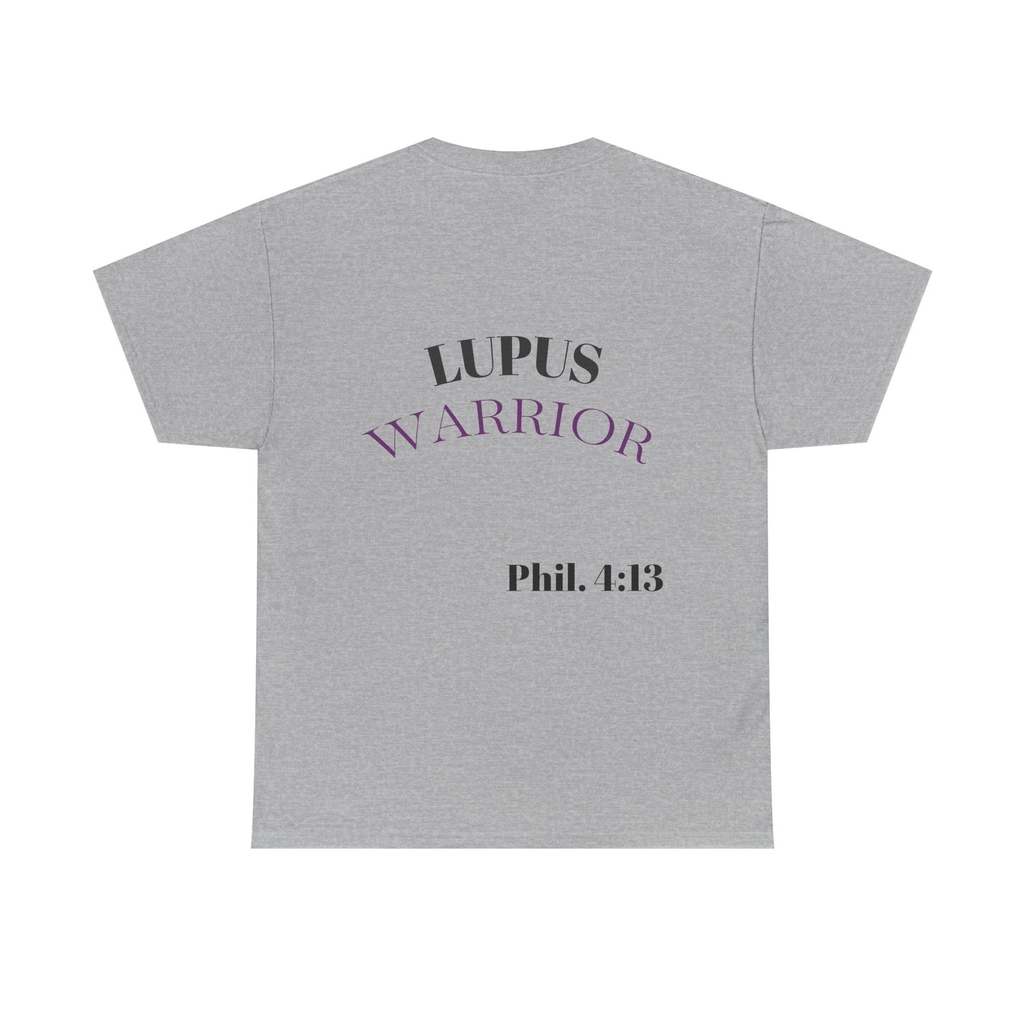 Purple Warrior Tee for Lupus Awareness, Unisex Cotton Shirt, Lupus Fighter Gift, Awareness Month Tee, Inspirational Shirt