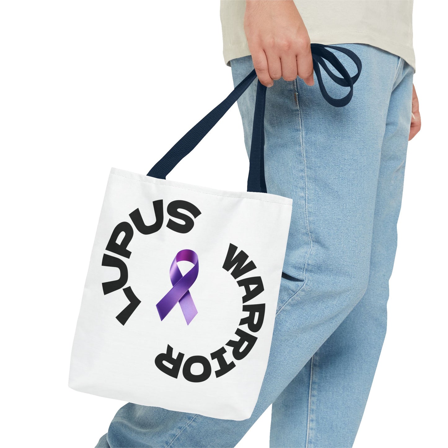 Empowering Lupus Warrior Tote Bag for Awareness, Durable Tote for Caregivers, Supportive Gift for Patients, Awareness Event Bag, [...]