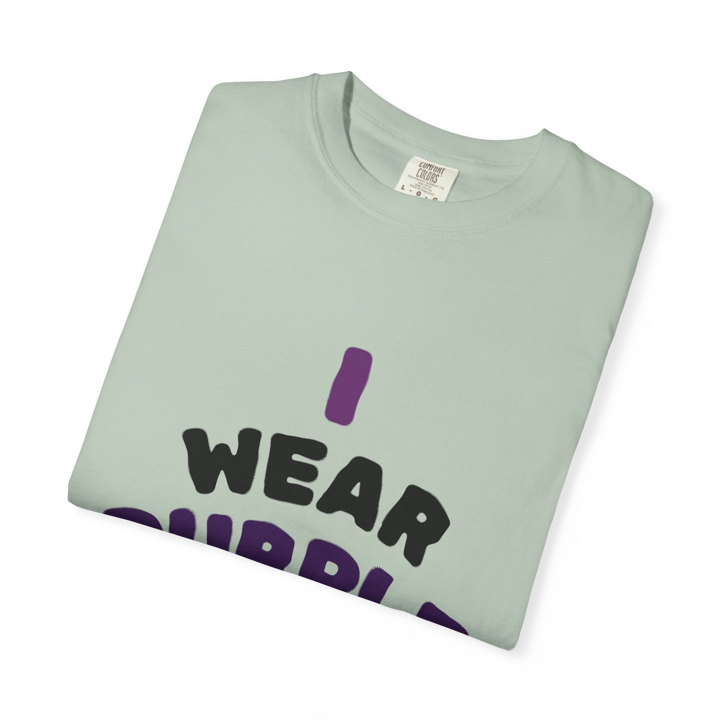 For Mom Purple T-Shirt for Awareness, Gift for Mom, Family Reunion, Cancer Support Apparel, Comfortable Casual Wear