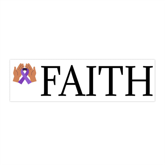 Faith Bumper Stickers | Inspirational Car Decals, Support Stickers, Positive Vibes, Auto Accessories, Faith Decor