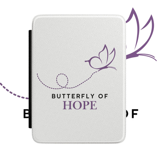 Kindle Case — "Butterfly of Hope" Inspirational E-Reader Cover