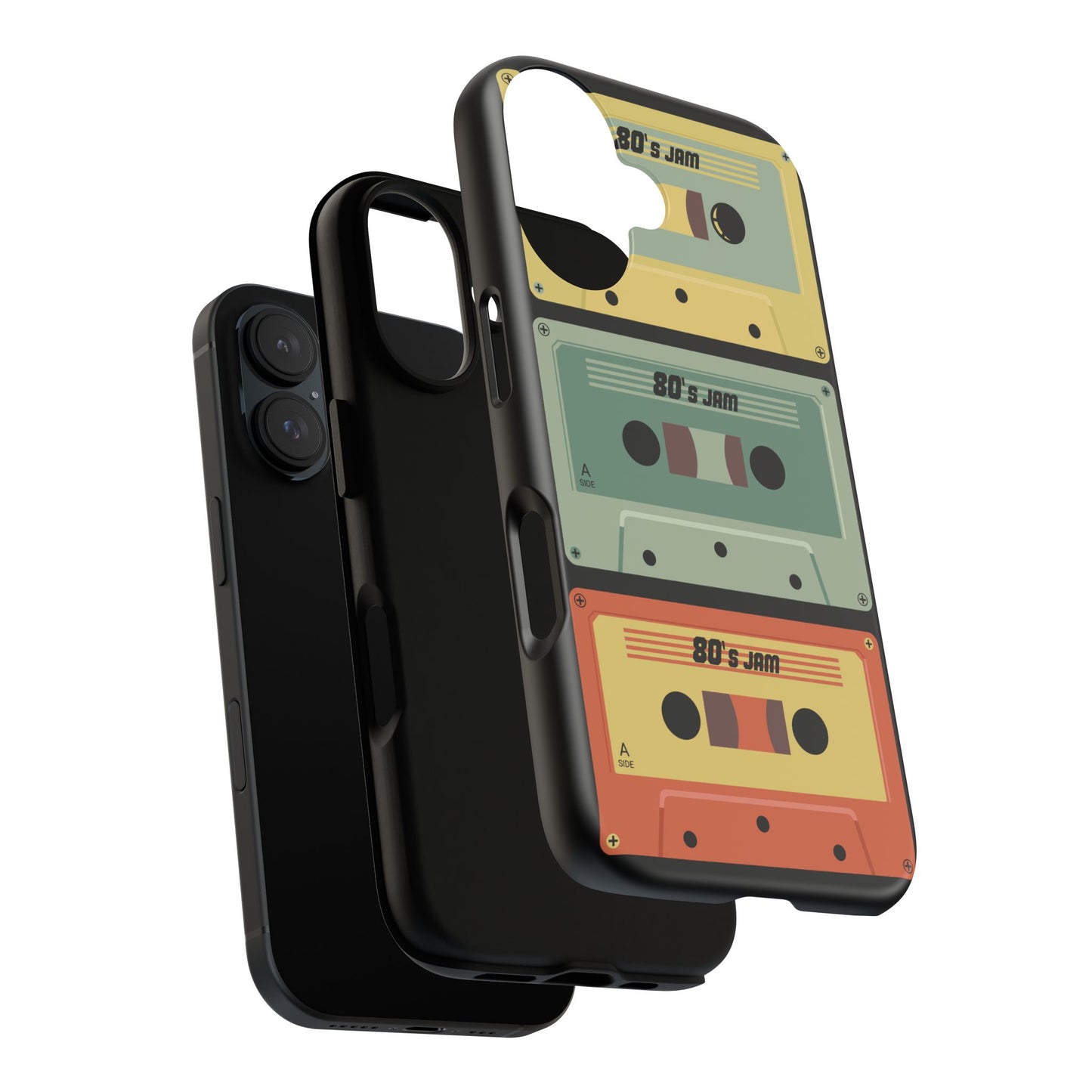 Retro Cassette Tape Phone Case, Vintage 80s Phone Case, Cool Gift for Music Lovers, Unique Design for iPhone and Android