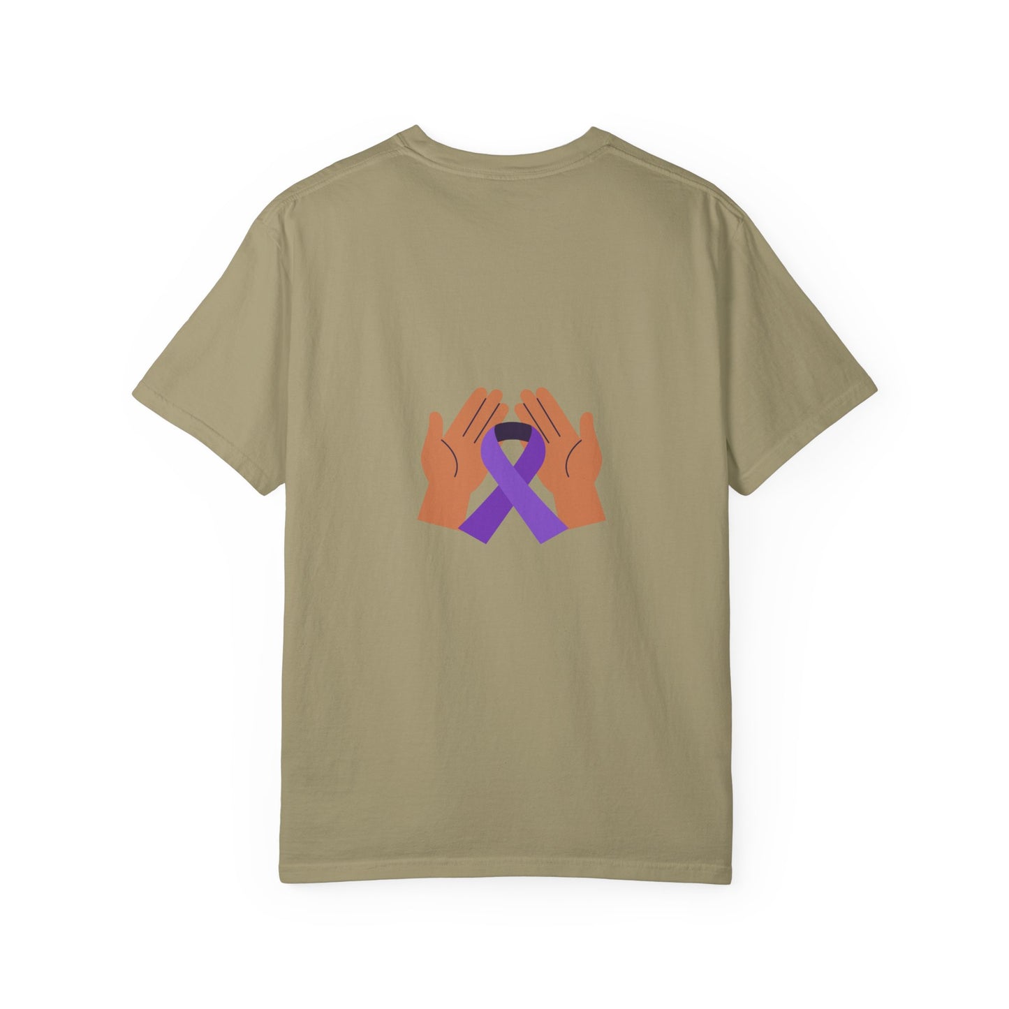 For Mom Purple T-Shirt for Awareness, Gift for Mom, Family Reunion, Cancer Support Apparel, Comfortable Casual Wear