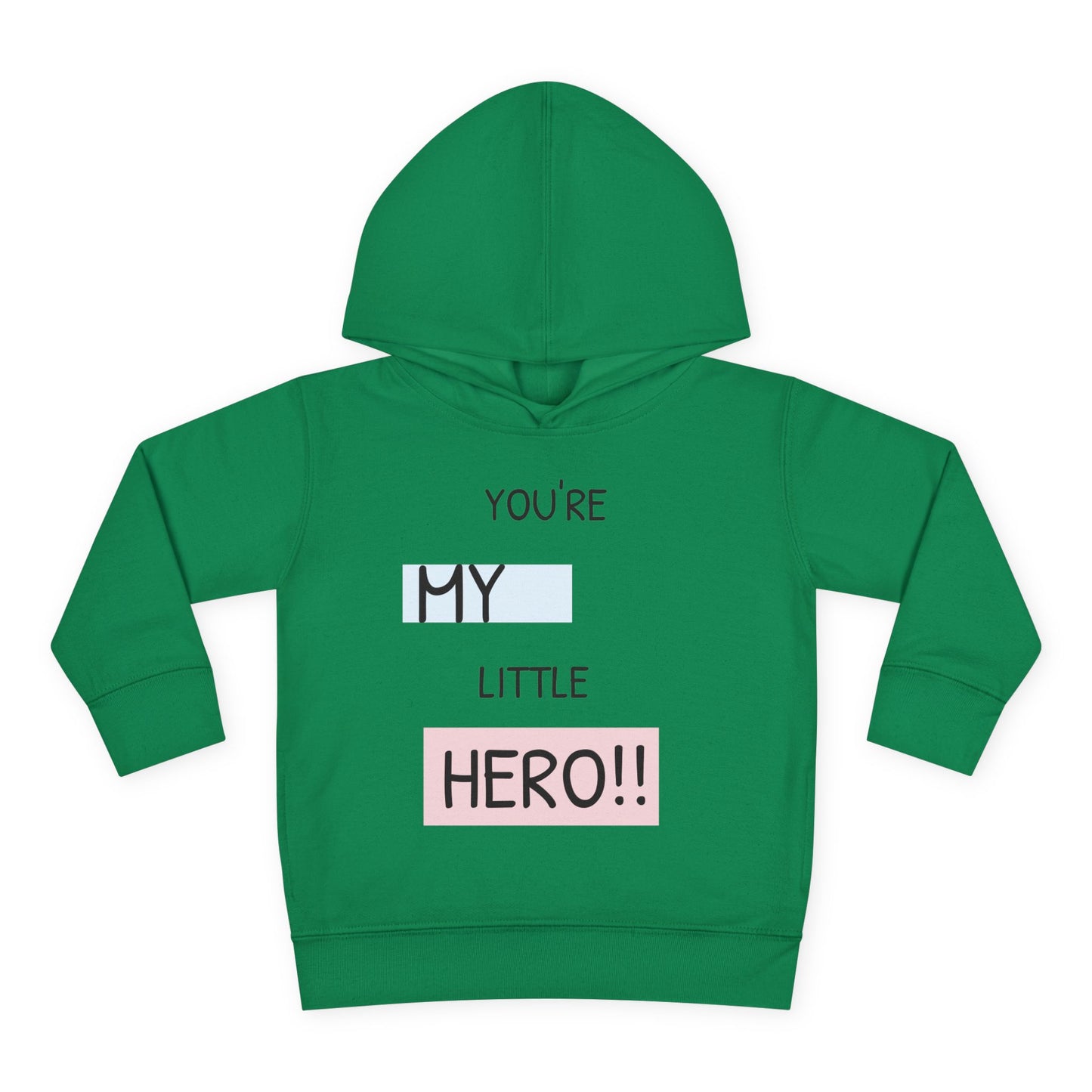 Toddler Hero Hoodie, Cute Kids Pullover, Fleece Hoodie for Boys and Girls, Kids Gift for Birthdays, Toddler Fashion