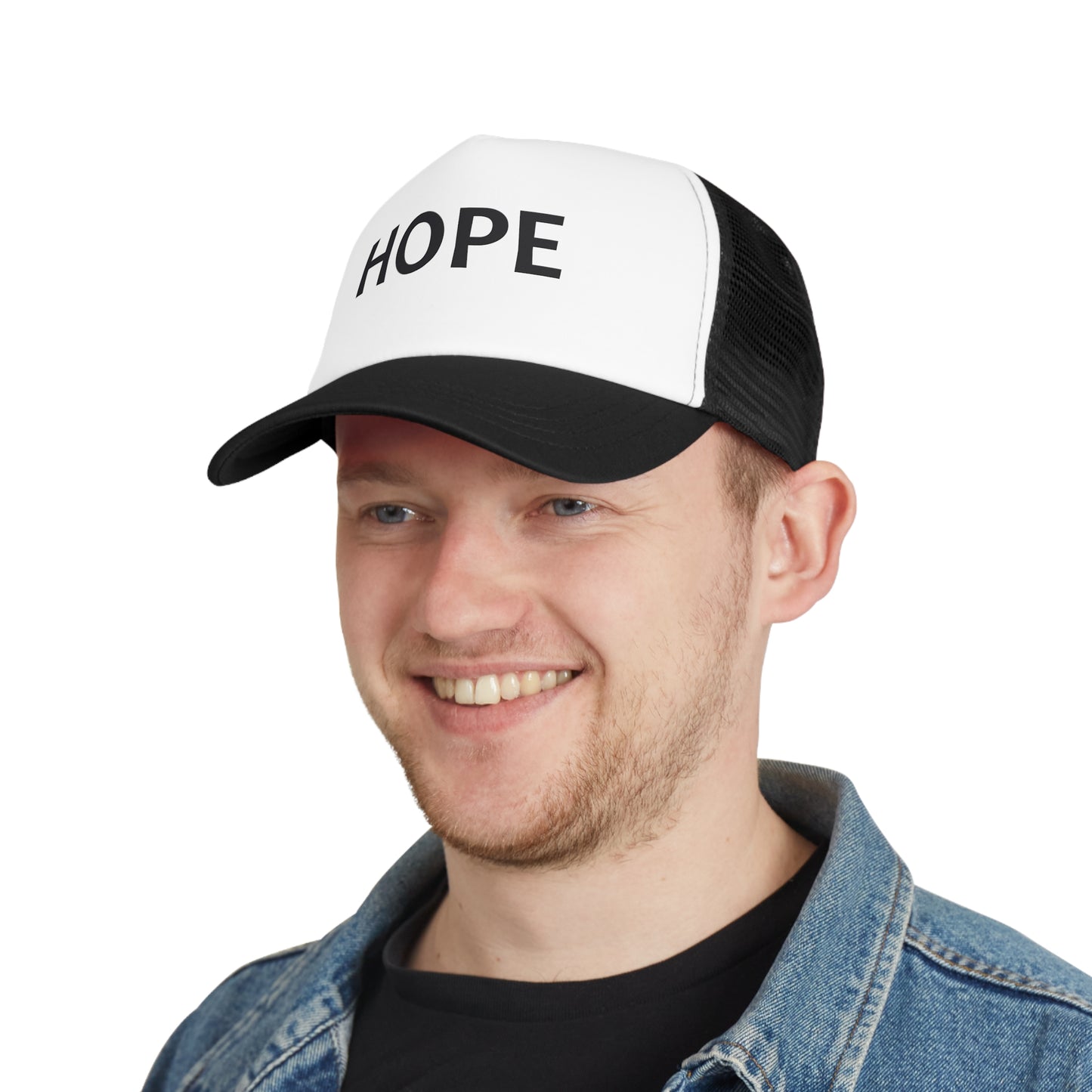 Inspirational Mesh Cap - HOPE Hat, Adjustable Trucker Cap, Motivational Gift, Casual Style, Outdoor Gear, Trendy Headwear