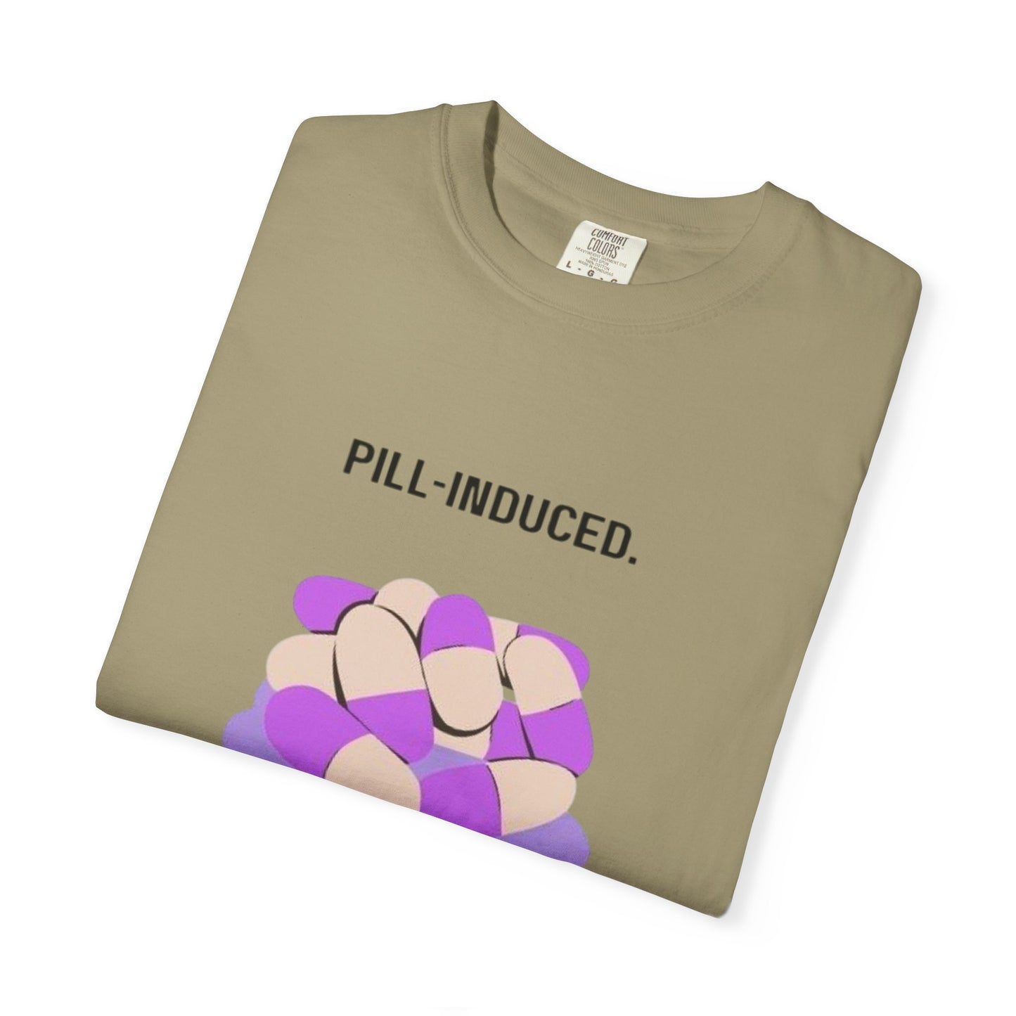 Lupus Awareness, Pill Induced, Unisex Garment-Dyed T-shirt