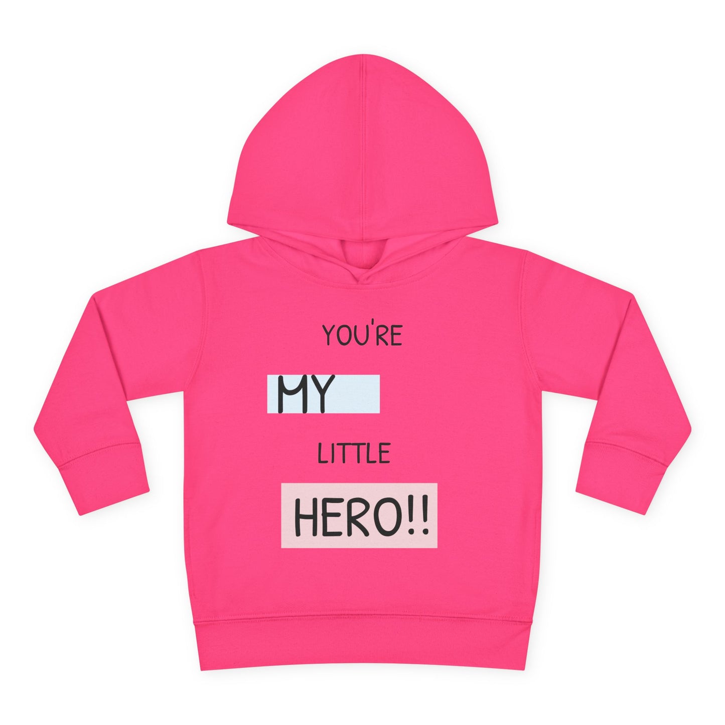 Toddler Hero Hoodie, Cute Kids Pullover, Fleece Hoodie for Boys and Girls, Kids Gift for Birthdays, Toddler Fashion