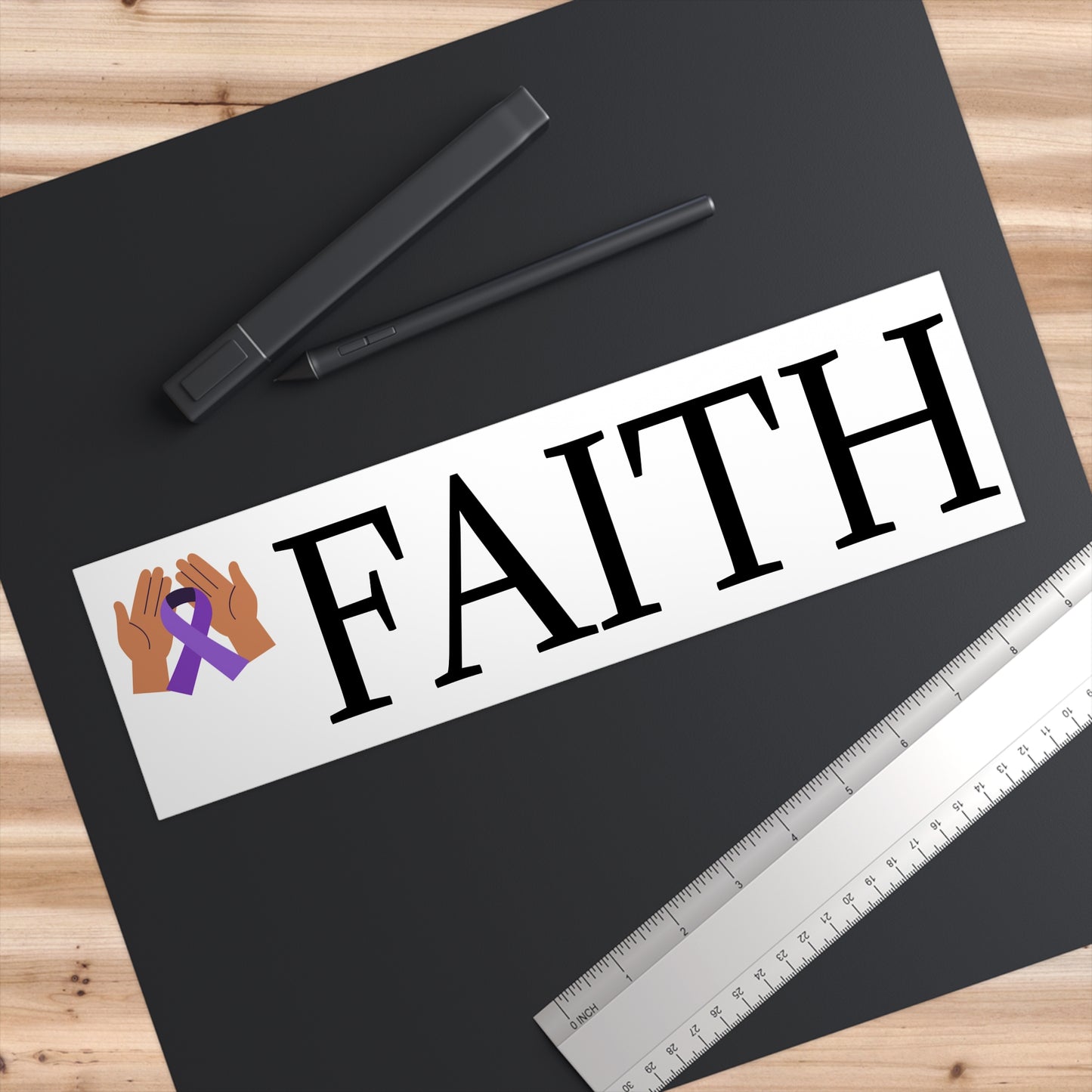 Faith Bumper Stickers | Inspirational Car Decals, Support Stickers, Positive Vibes, Auto Accessories, Faith Decor